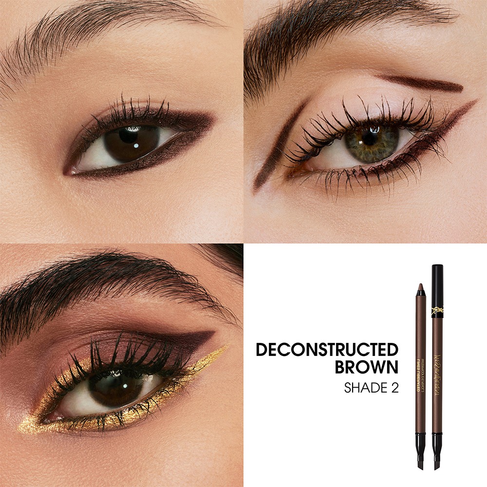 Lines Liberated Waterproof Eye Pencil • 02 Deconstructed Brown