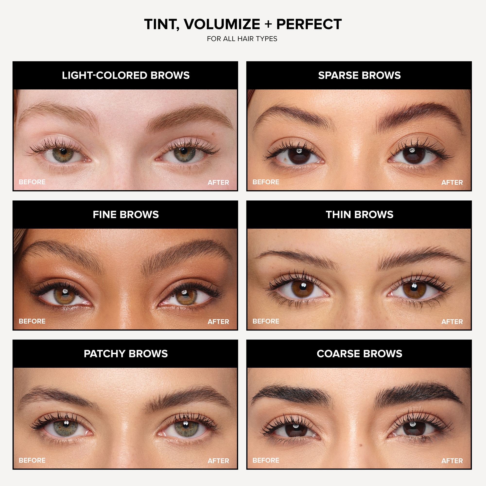 Volumizing Tinted Brow Gel • Medium Brown