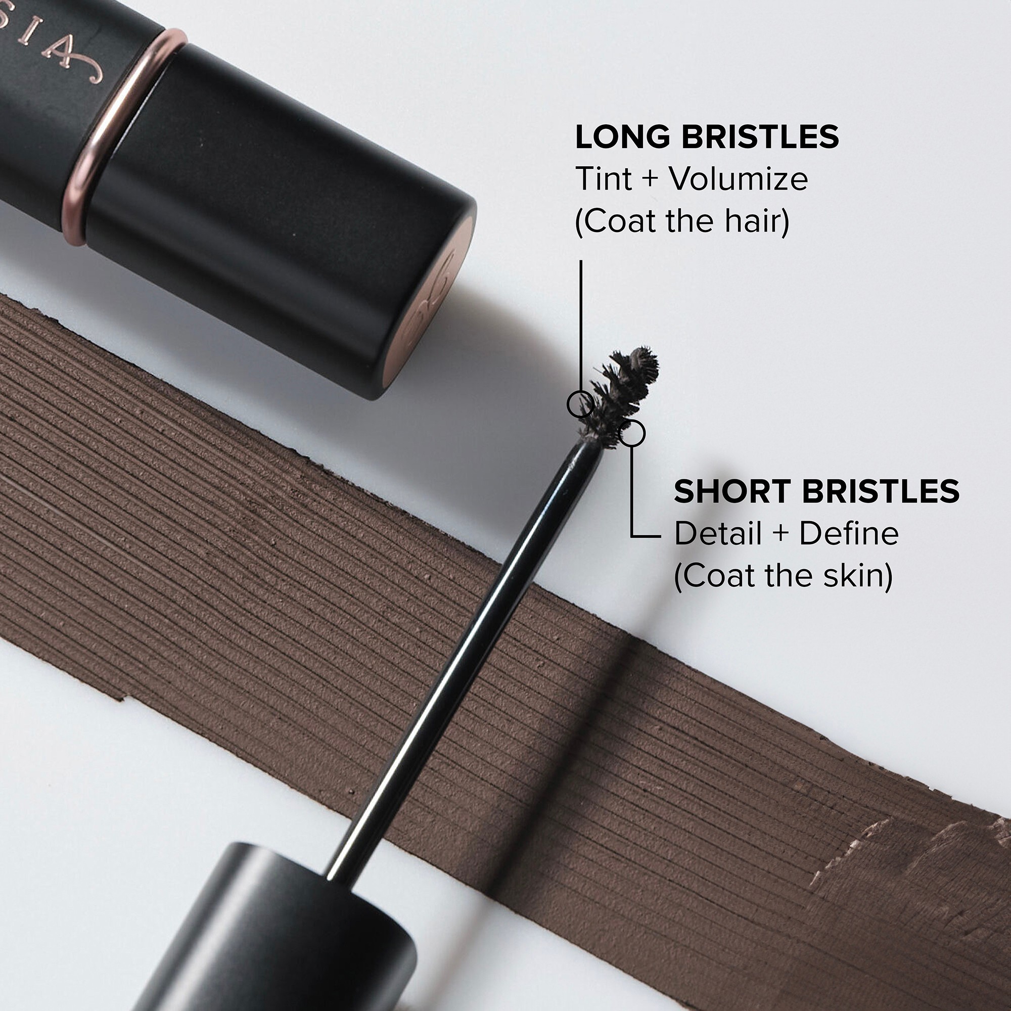 Volumizing Tinted Brow Gel • Dark Brown