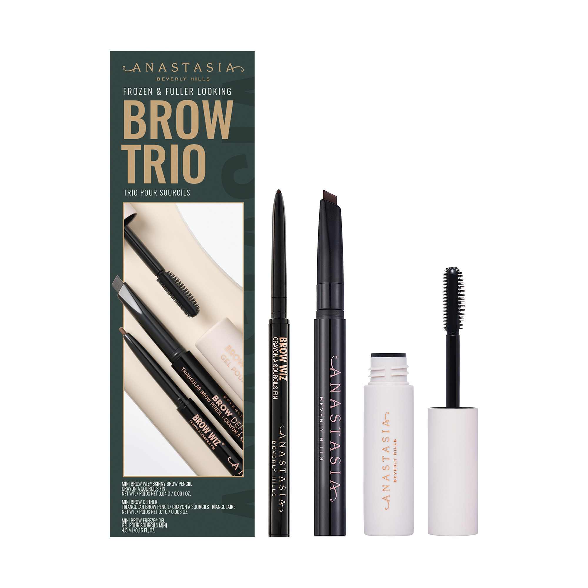 Frozen & Fuller Looking Brow Trio Kit • Medium Brown