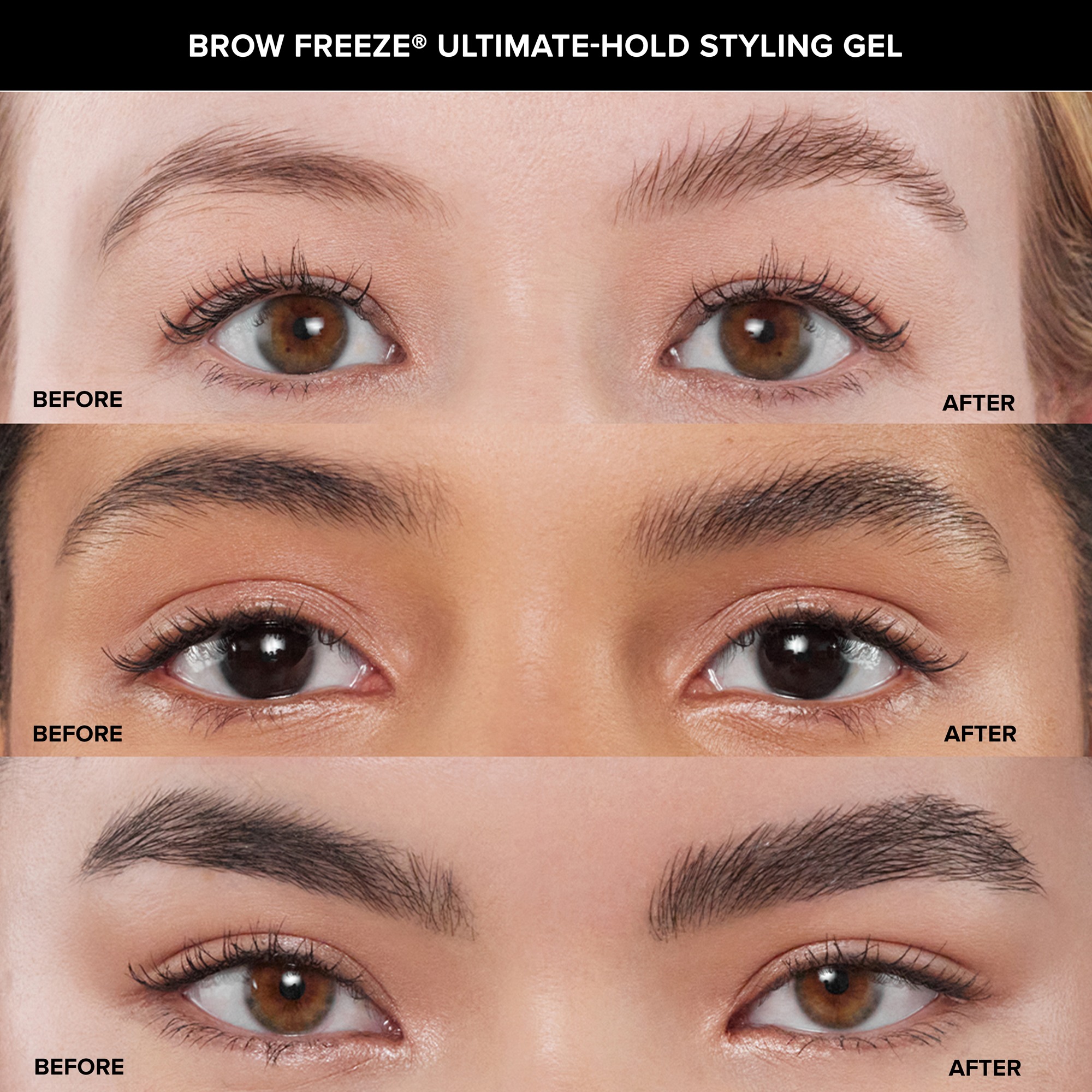 Frozen & Fuller Looking Brow Trio Kit • Medium Brown