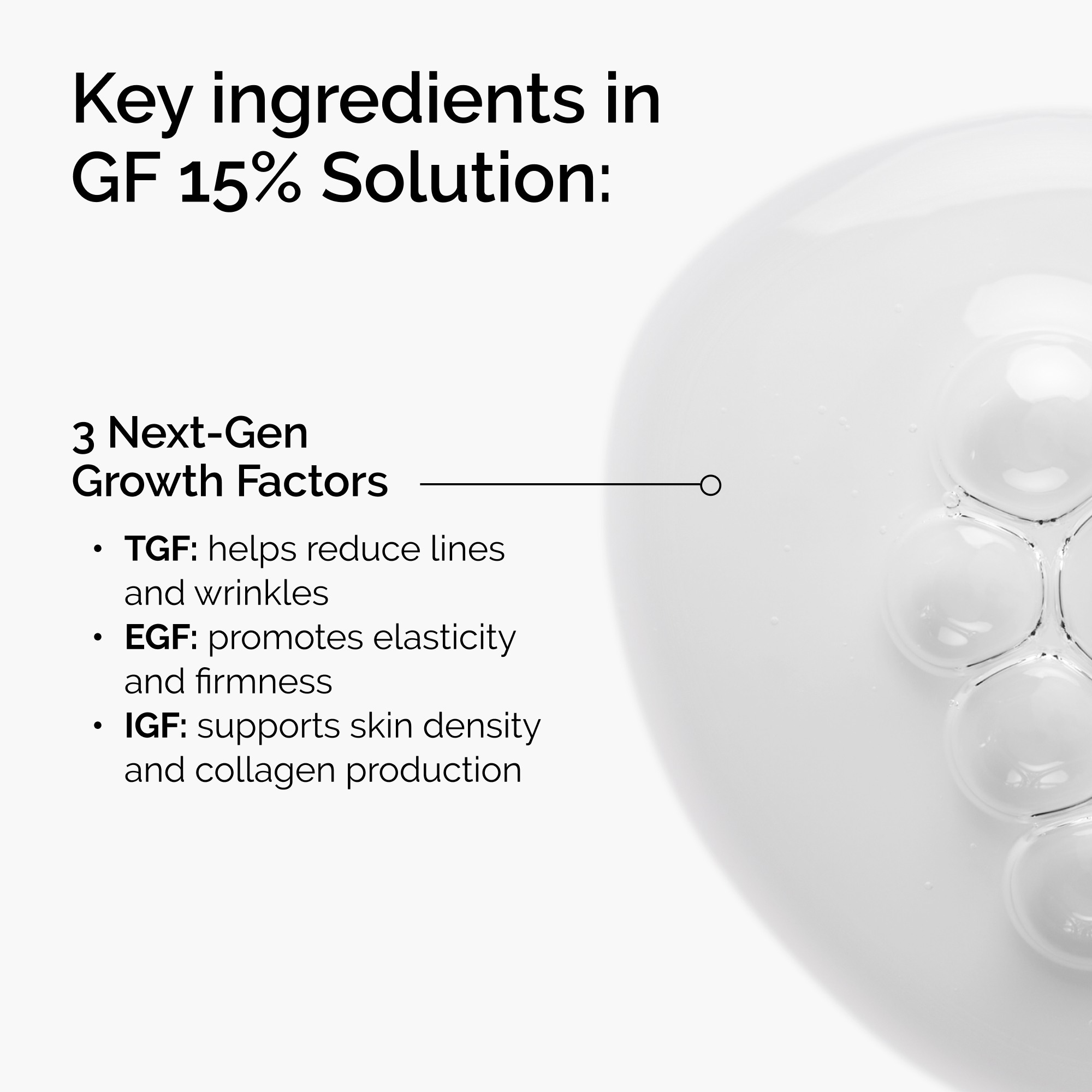 Growth Factors Solution 15% Serum • 30ml