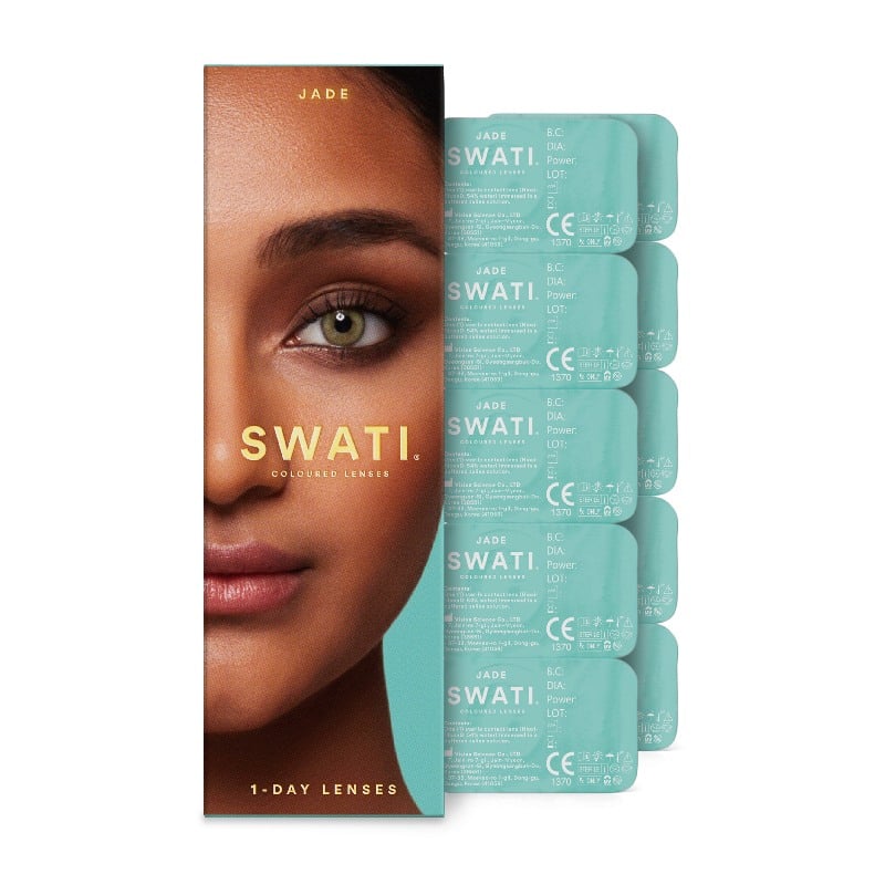 Coloured Contact Lenses Jade - 1 Day • Power 0.00