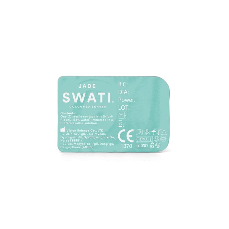 Coloured Contact Lenses Jade - 1 Day • Power 0.00