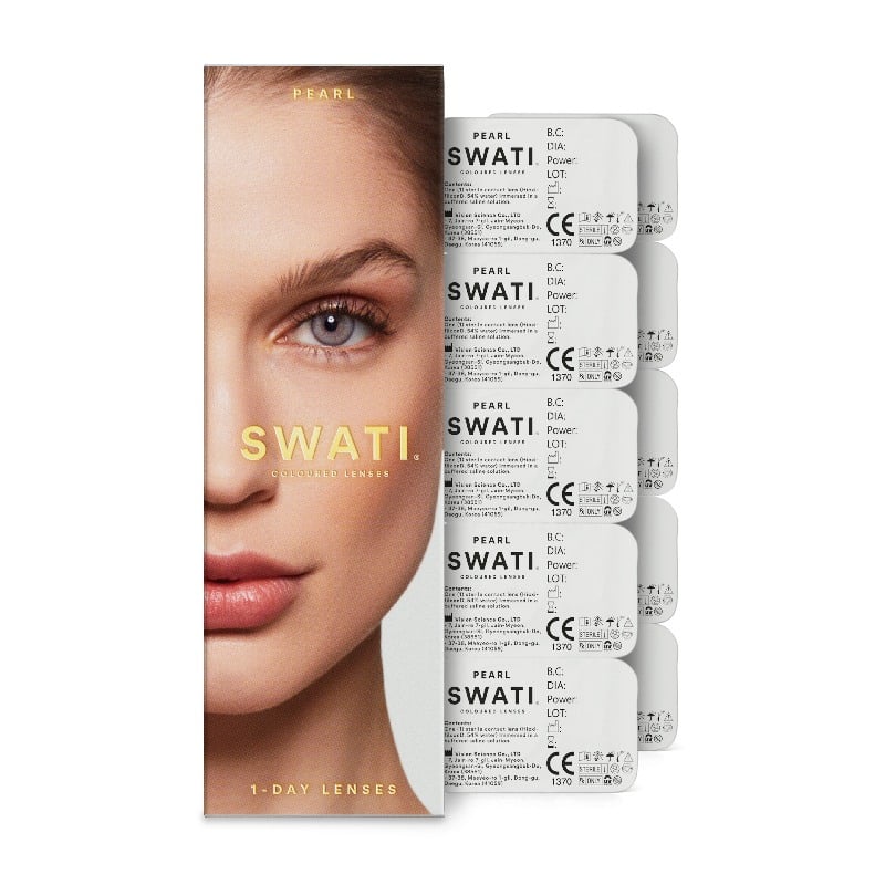 Coloured Contact Lenses Pearl - 1 Day • Power 0.00