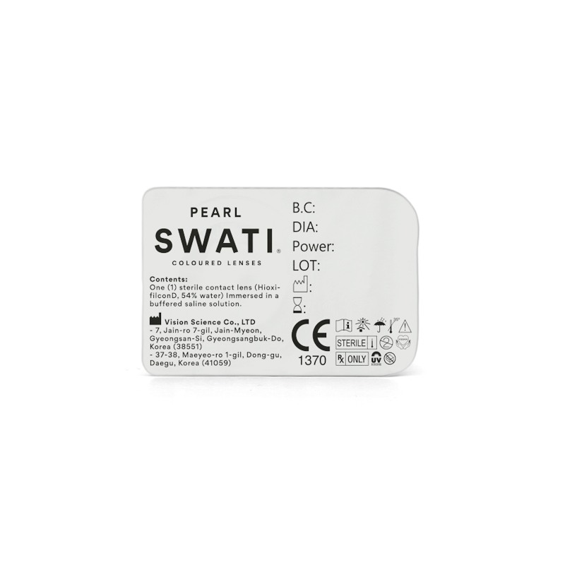 Coloured Contact Lenses Pearl - 1 Day • Power -1.00