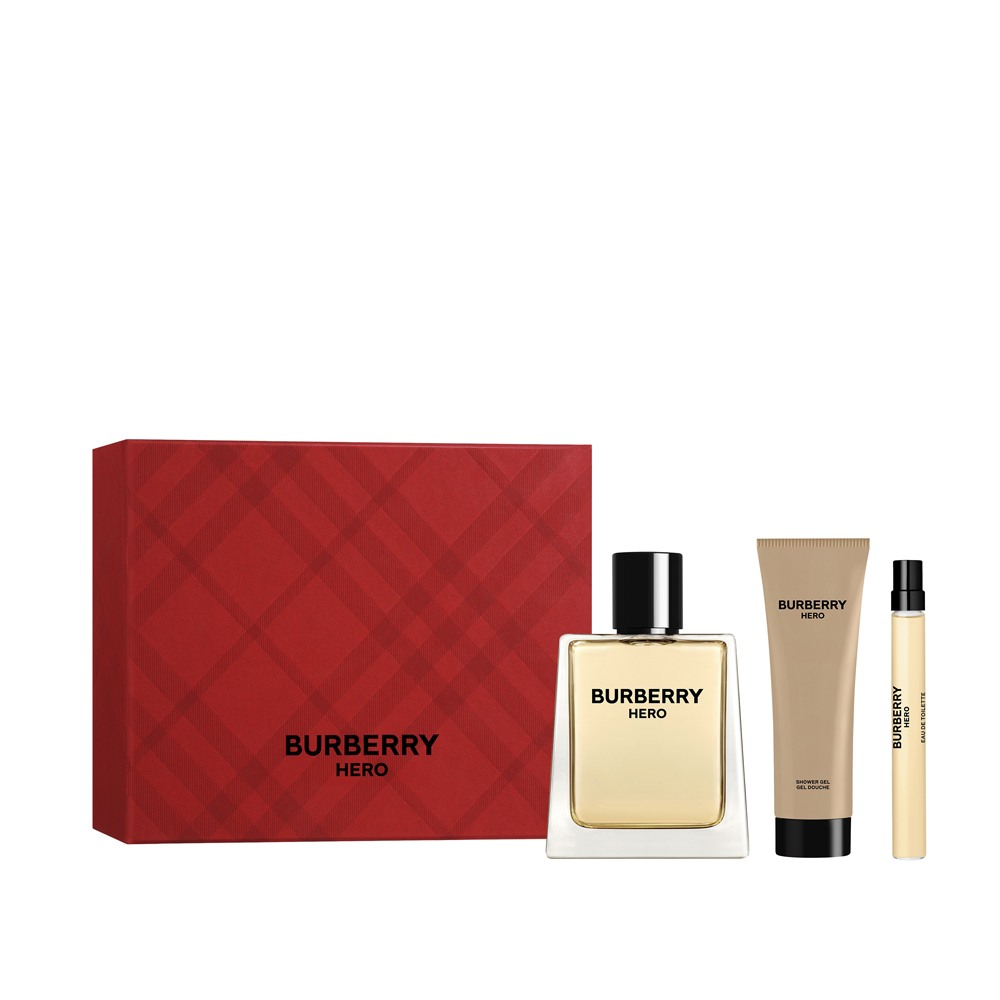 Hero Giftset (Eau de Toilette + Shower Gel + Pen Spray) • 100ml+75ml+