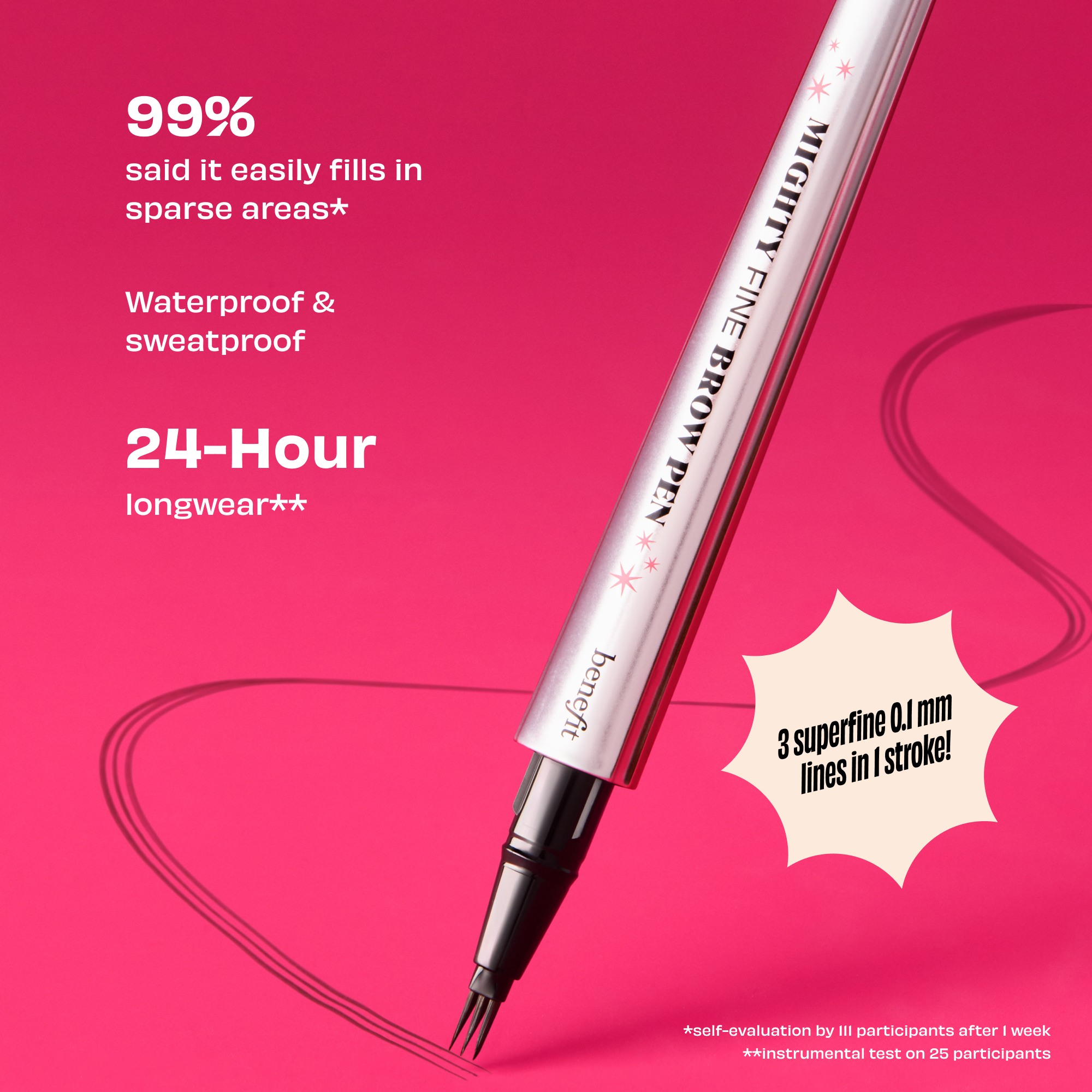 Mighty Fine Brow Pen • Warm Black Brown