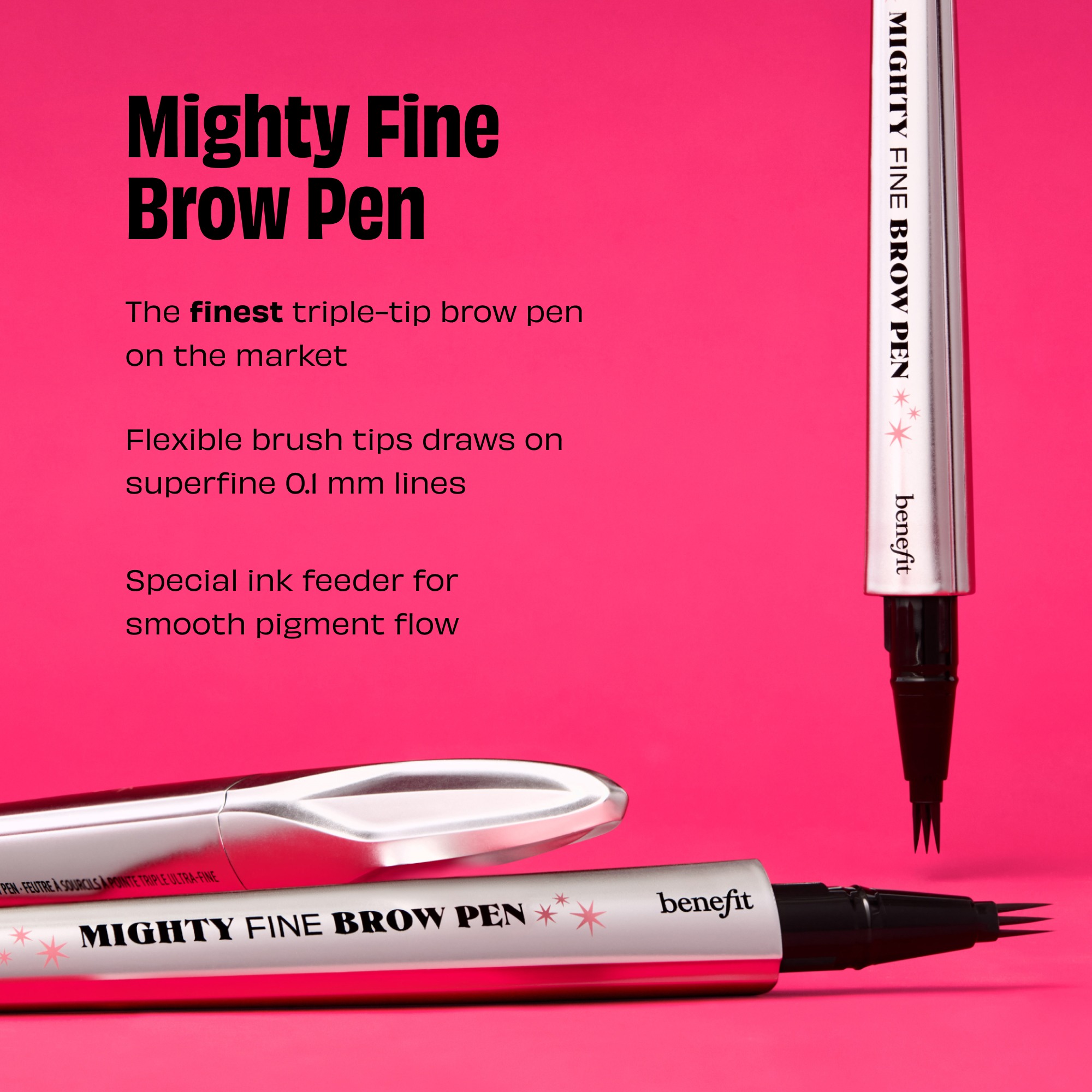 Mighty Fine Brow Pen • Warm Black Brown
