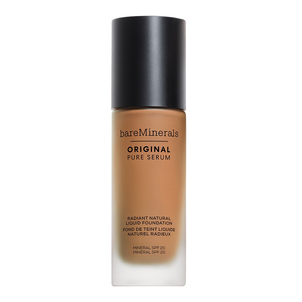 Original Pure Serum Radiant Natural Liquid Foundation Mineral SPF 20 • Medium Deep Warm 4