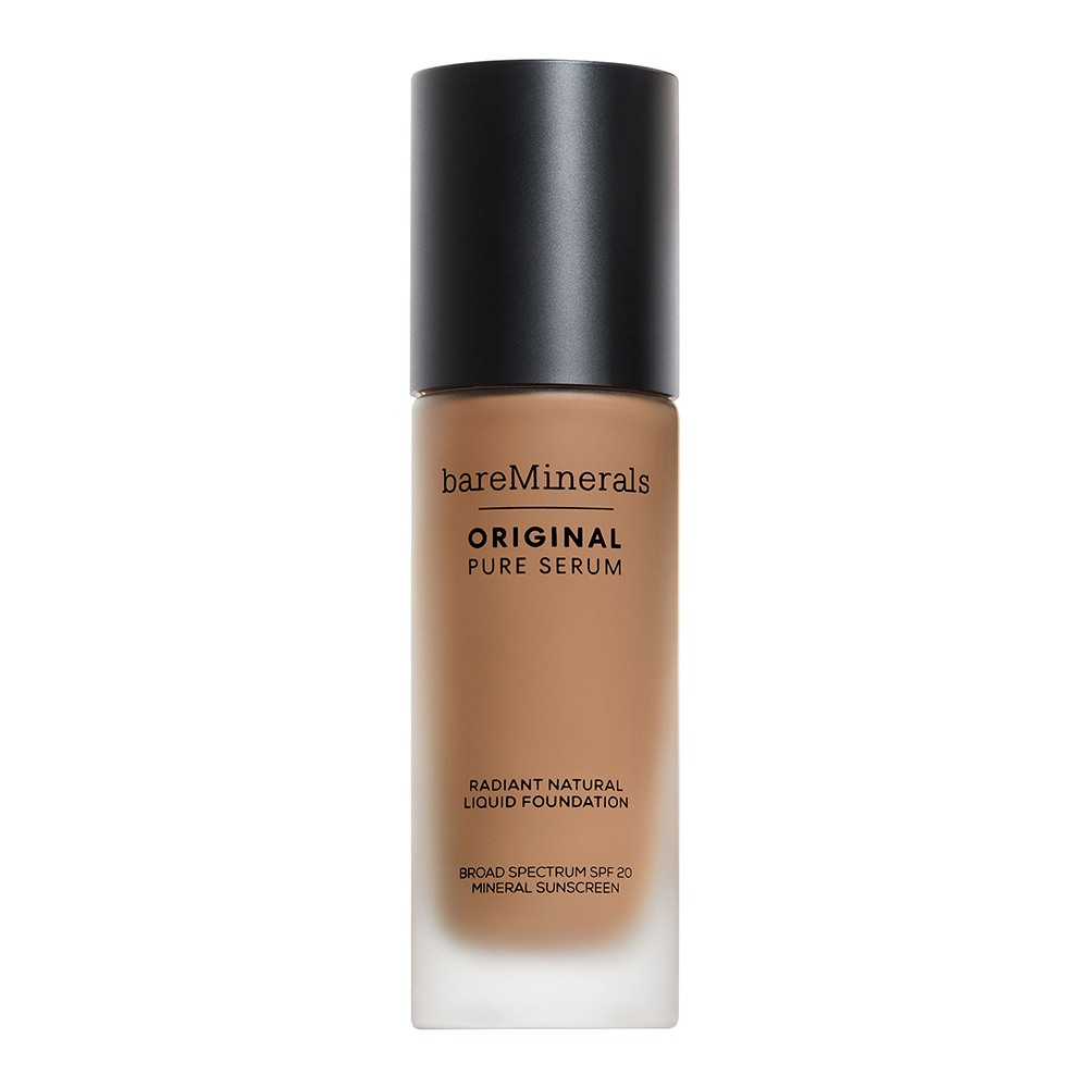 Original Pure Serum Radiant Natural Liquid Foundation Mineral SPF 20 • Medium Deep Neutral 4