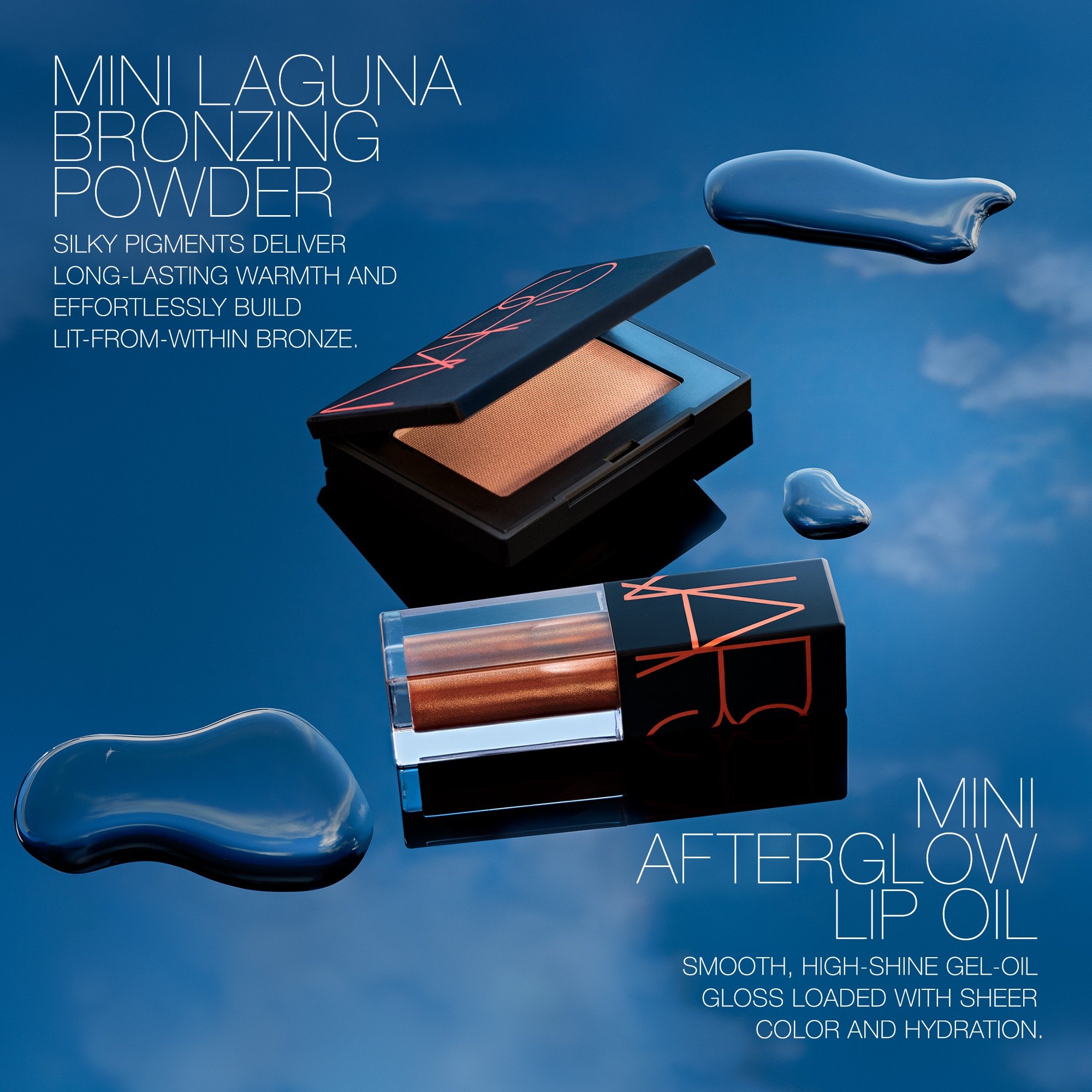 Mini Laguna Bronzer & Lip Oil Duo • 3.5g
