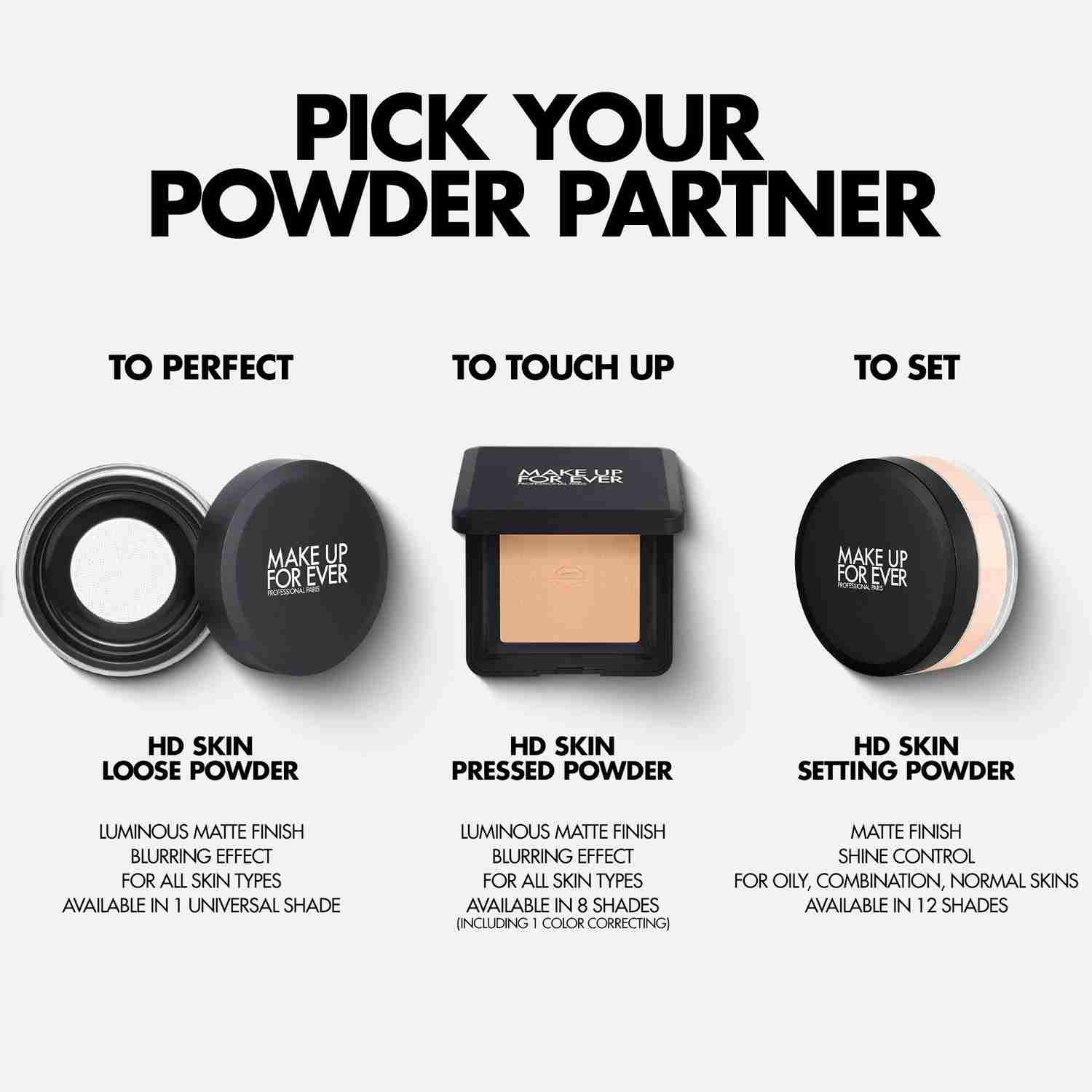 HD Skin Pressed Powder • 0.1 Translucent