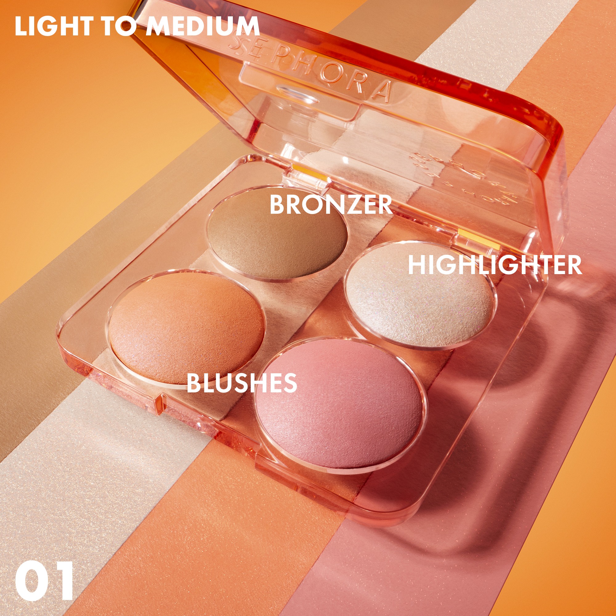 Colorful Face Palette • 01 Light To Medium