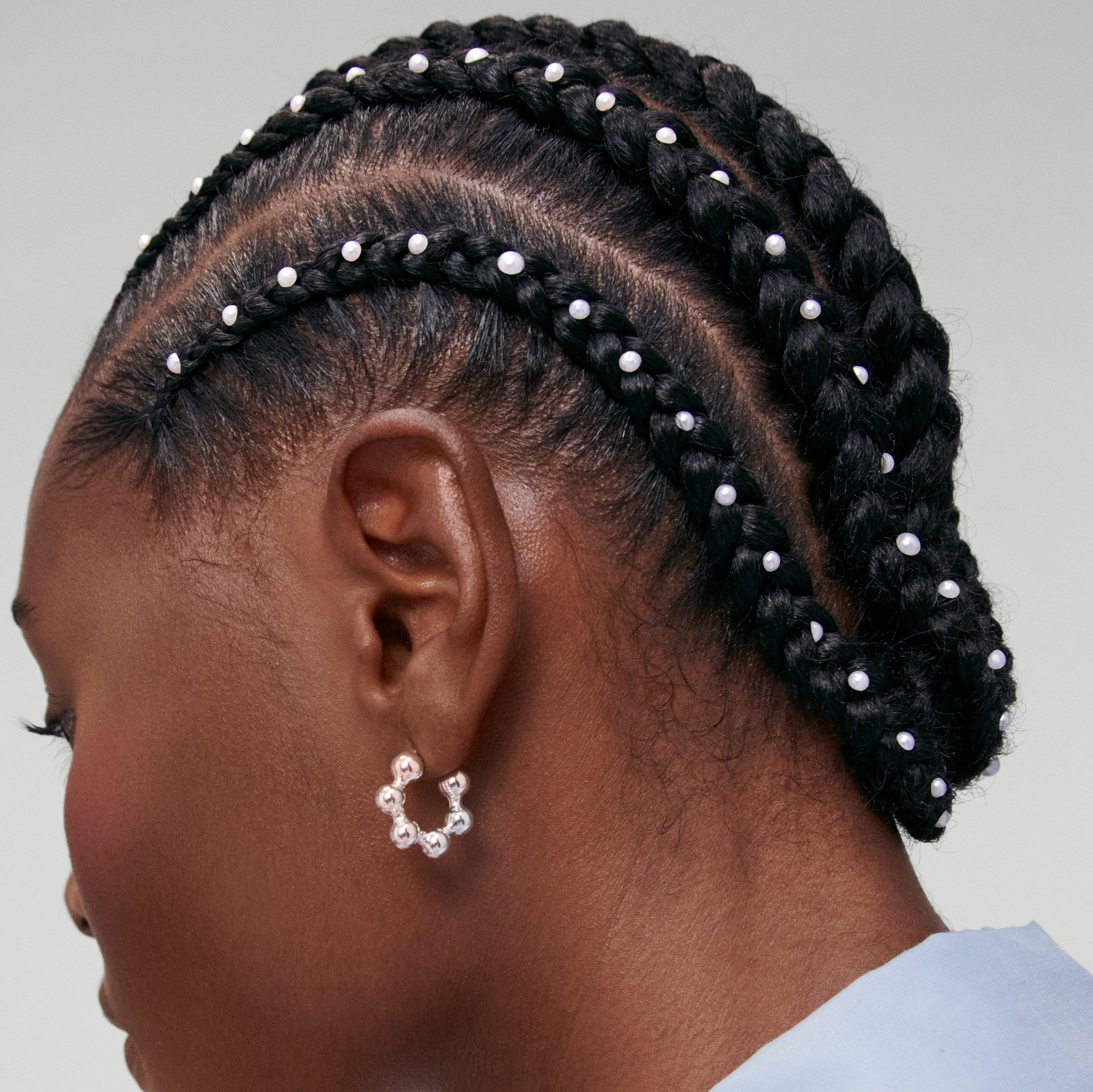 Self-Adhesive Hair Gems • Pearl
