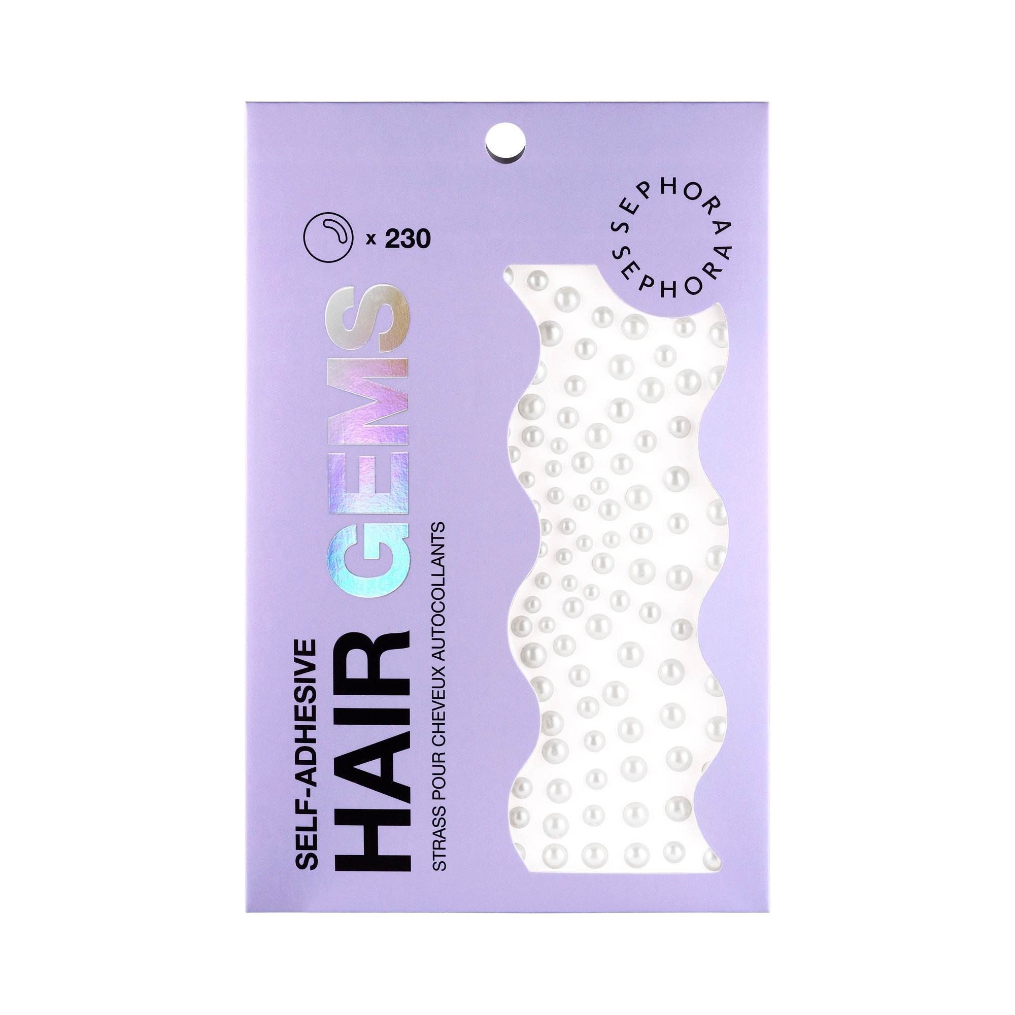 Self-Adhesive Hair Gems • Pearl