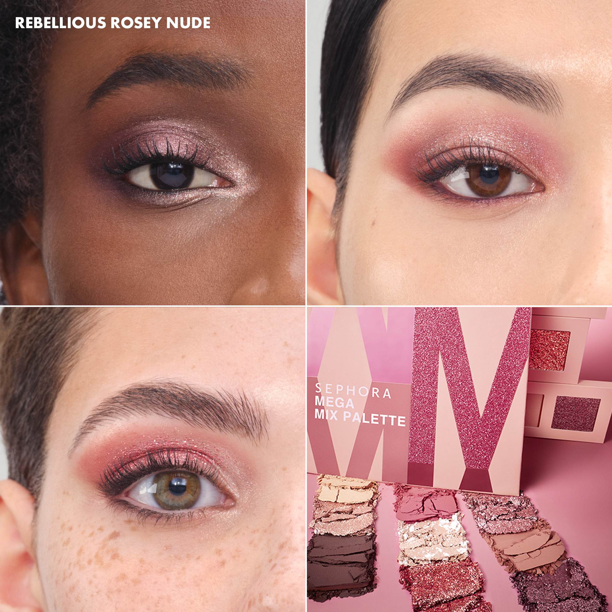 Mega Mix Palette • Rebellious Rosey Nude