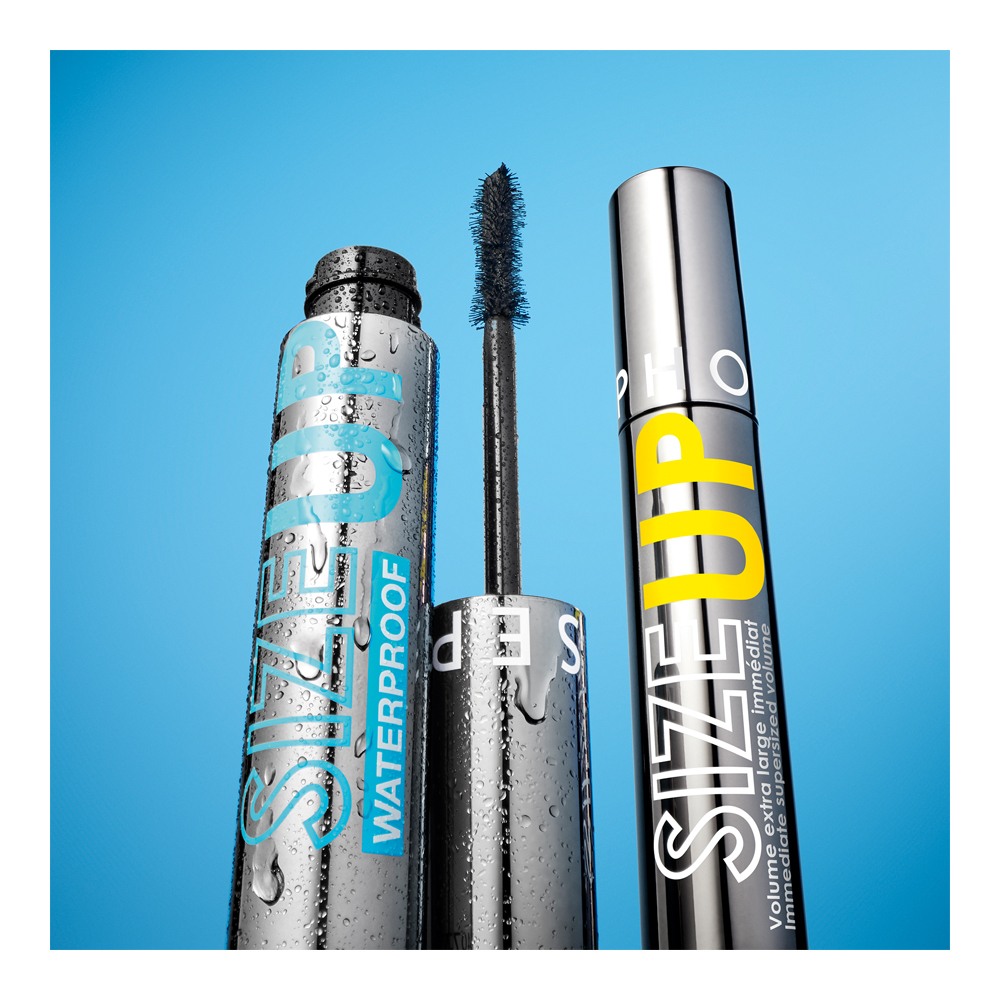 Size Up Waterproof Mascara - Ultra Black • 14ml