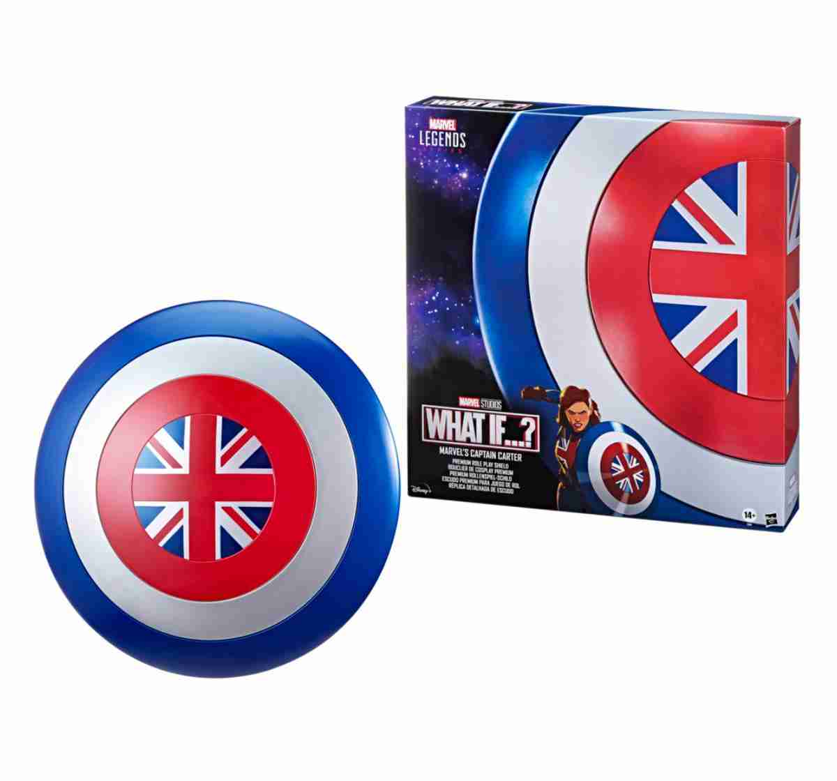 Marvel Avengers Legends Series - Marvel’s Captain Carter Premium Roleplay Shield, Adult Roleplay Gear, 14Y+