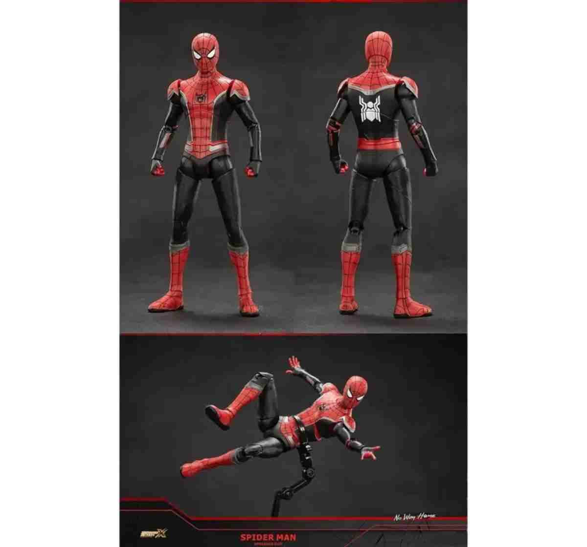 Marvel Spider-Man Upgraded Suit, 1:10 Scale 7 Inch Collectible