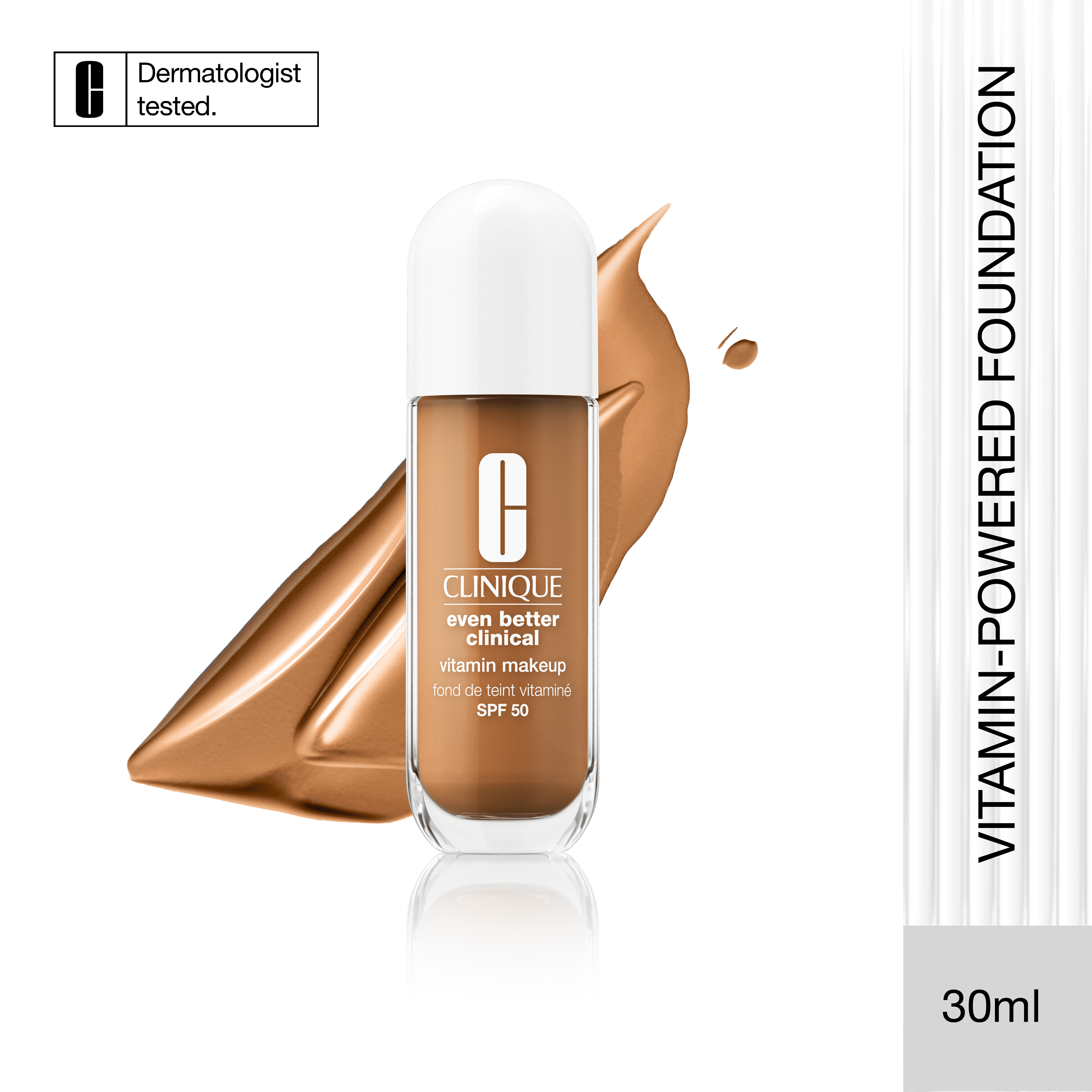 Even Better Clinical Vitamin Makeup Foundation with SPF 50 • Medium Deep Warm 2