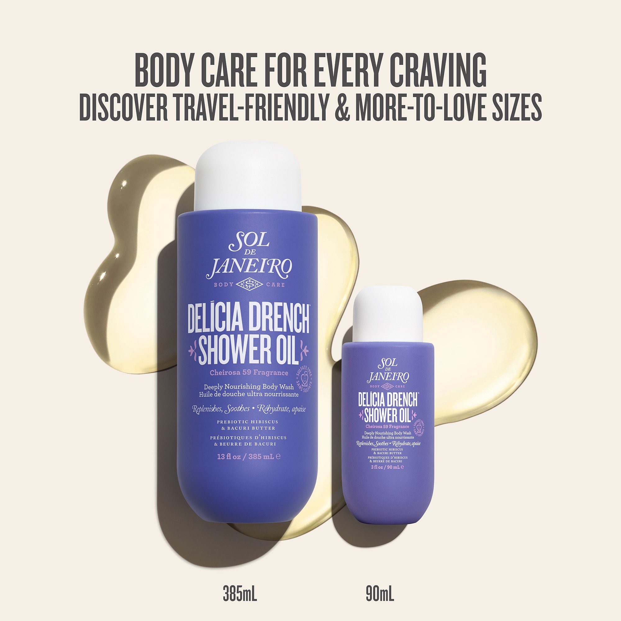 Delícia Drench™ Shower Oil • 385ml