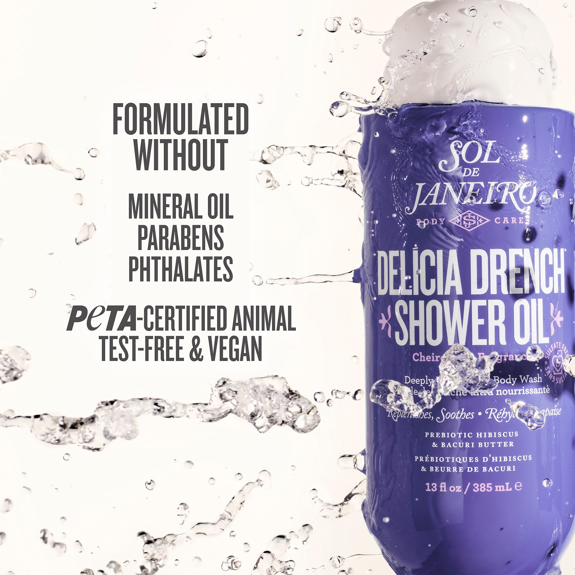 Delícia Drench™ Shower Oil • 385ml