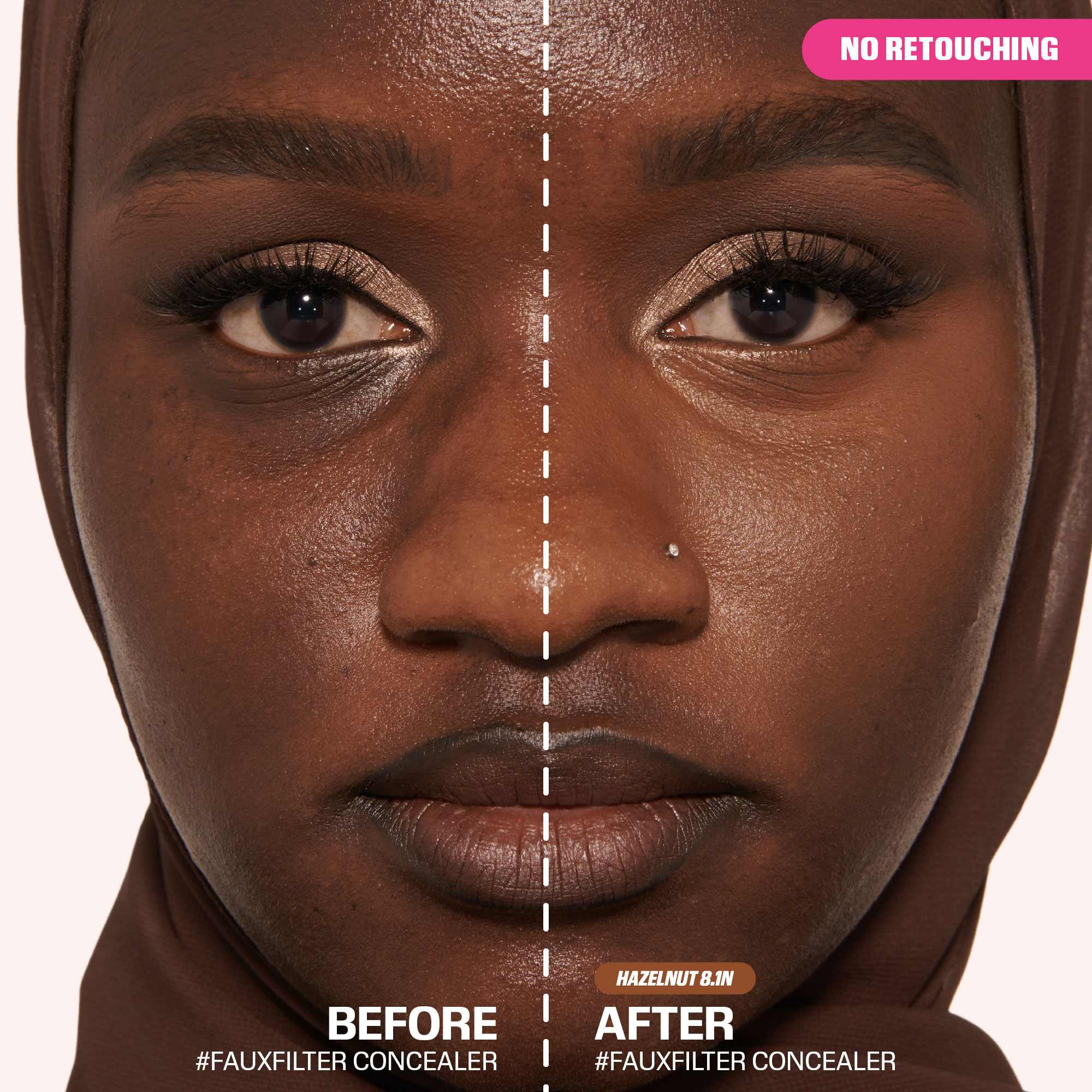 Fauxfilter Luminous Matte Liquid Concealer Mini • Hazelnut 8.1N