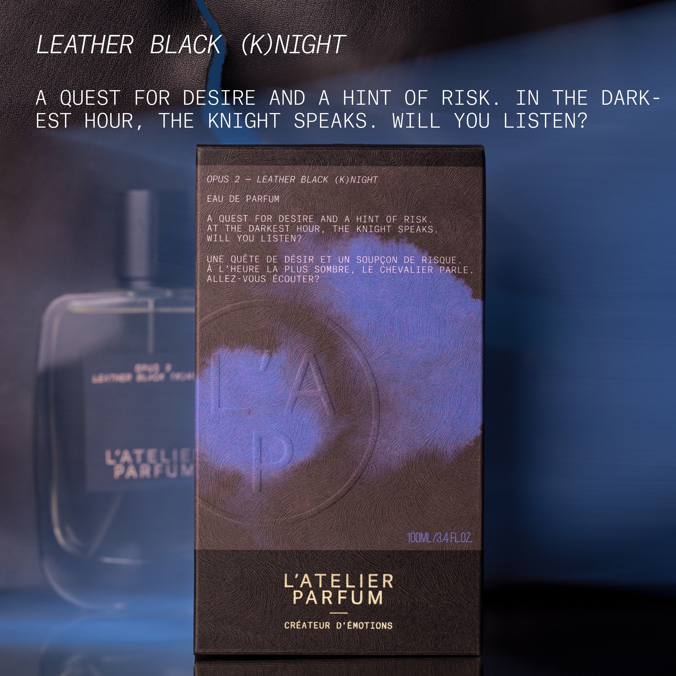 Leather Black (K)Night Eau De Parfum • 100ml