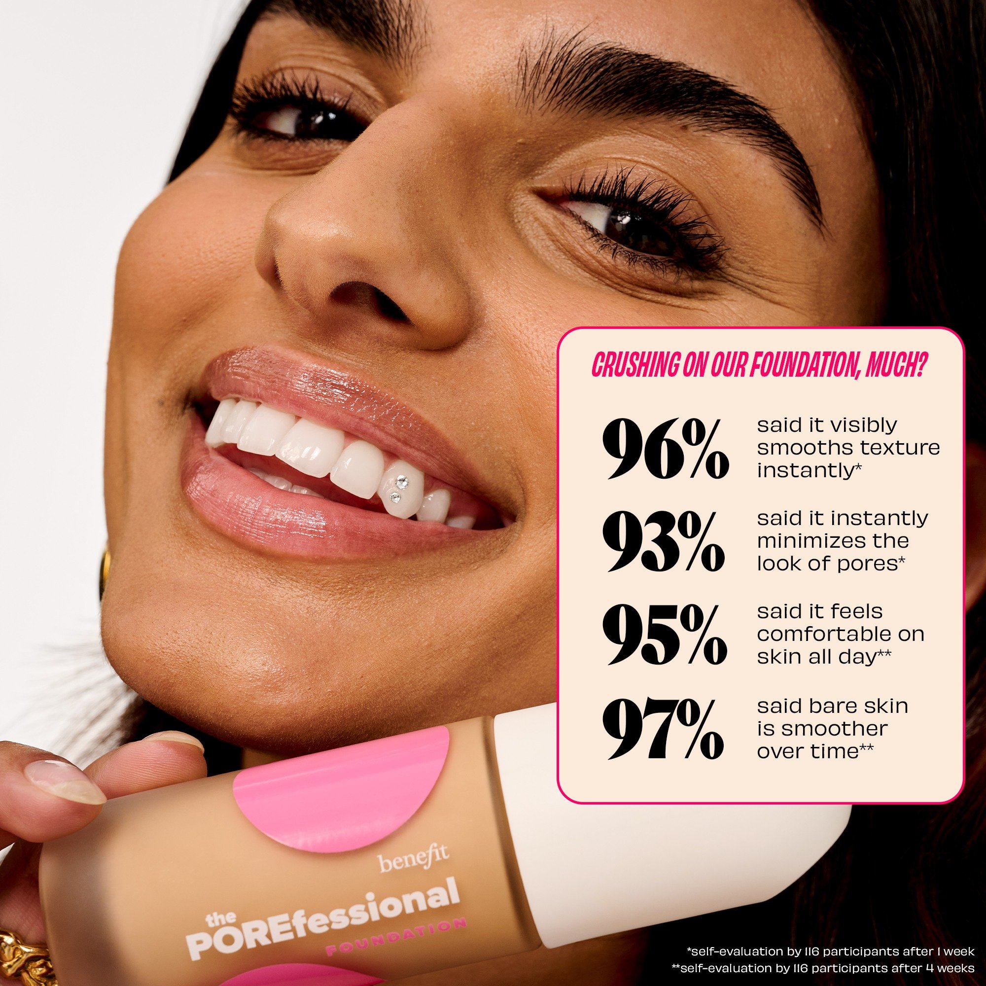 The POREfessional Foundation Smoothing & Blurring Foundation with Niacinamide • 24W Power