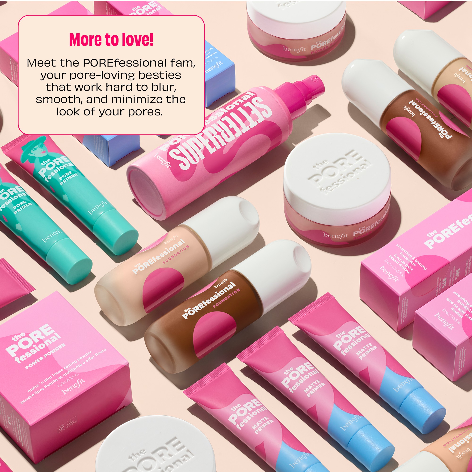 benefit the POREfessional 3本セット The POREfessional Foundation Smoothing & Blurring Foundation with