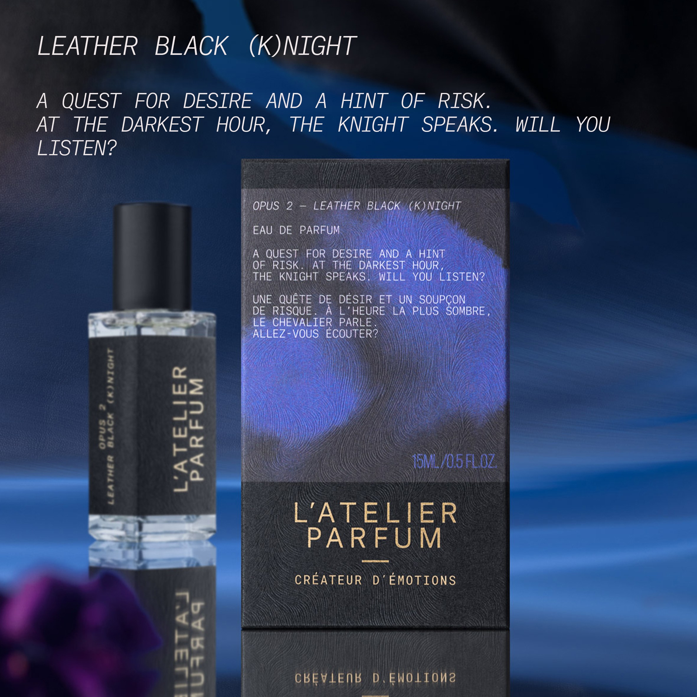 Leather Black (K)Night Eau De Parfum • 15ml