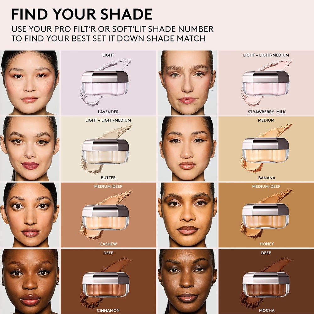 Set It Down Instant Brightening + Blurring Powder • Cashew