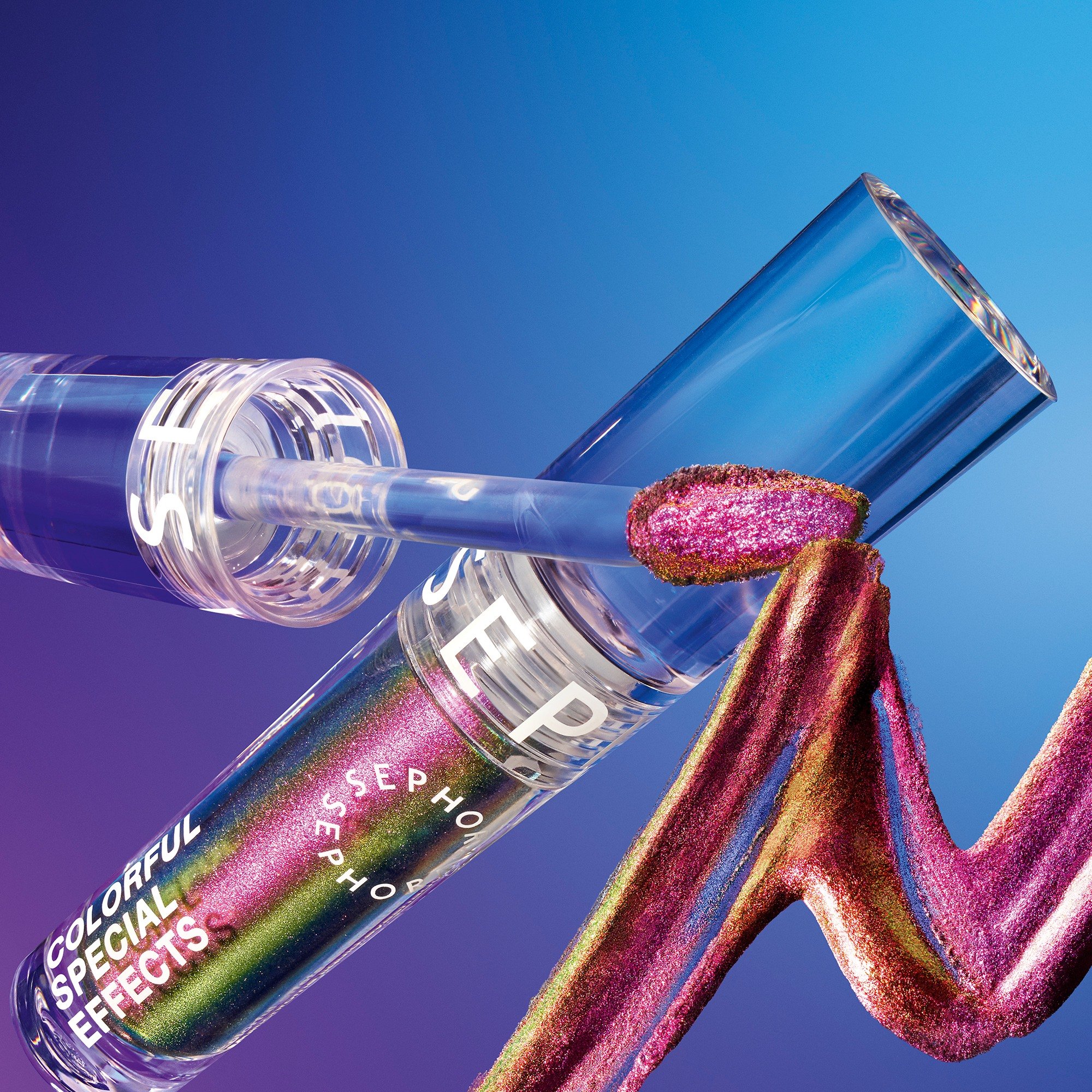 Colorful Special Effects Multichrome Liquid Eyeshadow • 04 Galactic Red