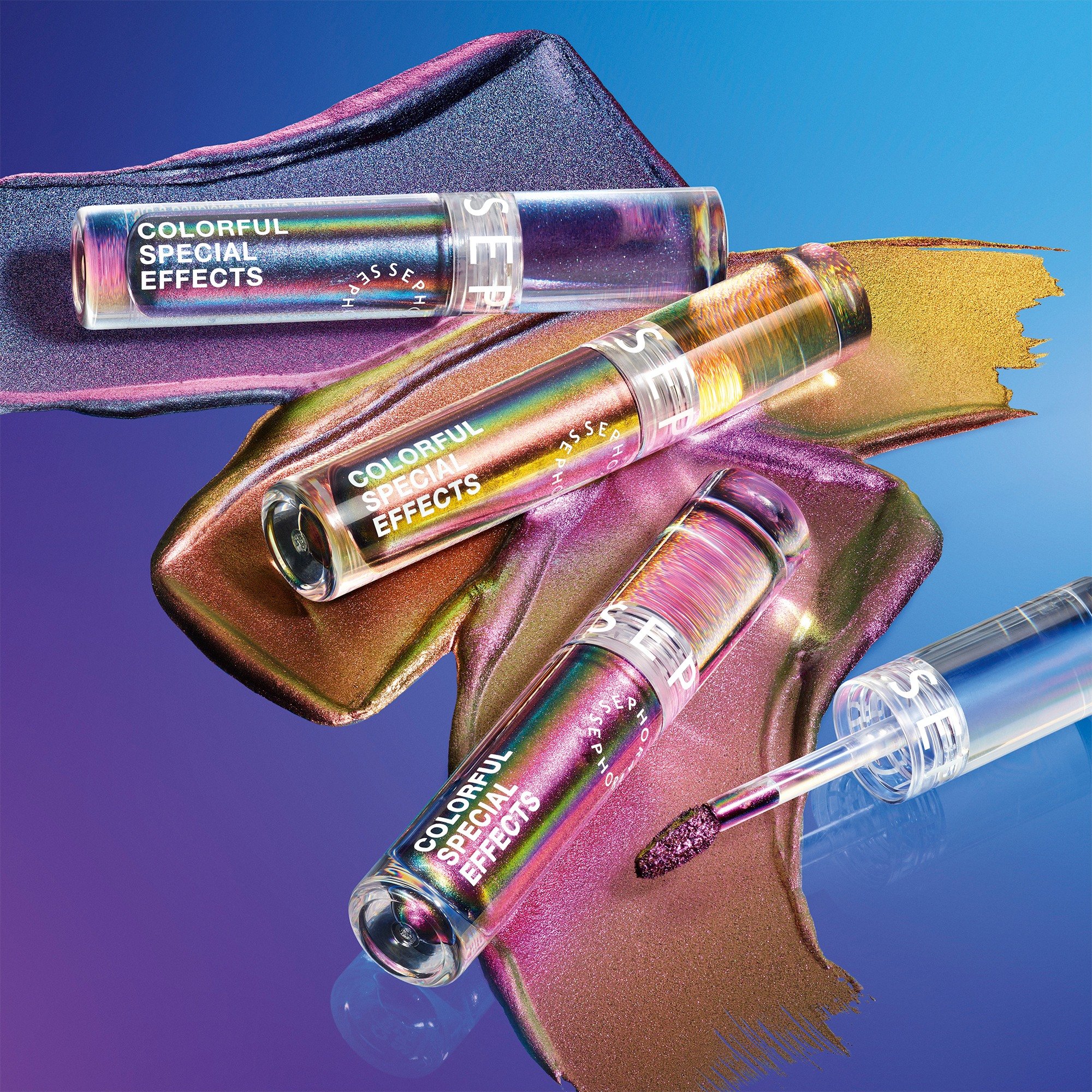 Colorful Special Effects Multichrome Liquid Eyeshadow • 04 Galactic Red