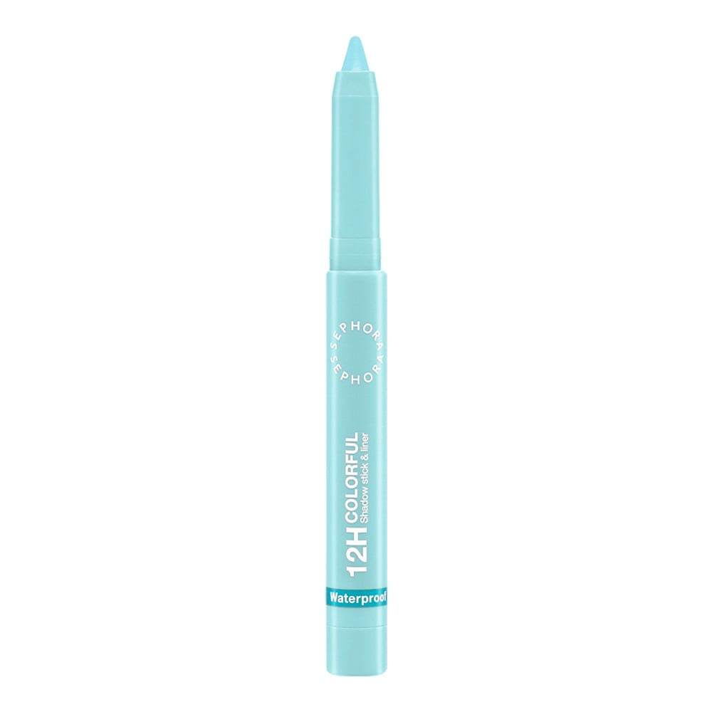 12H Colorful Eyeshadow Stick & Liner • 21 Baby Blue Matte