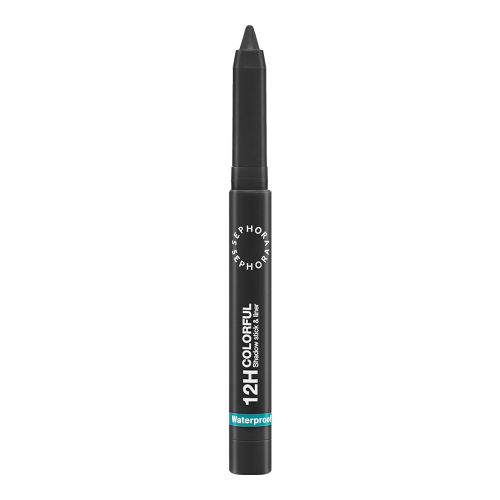 12H Colorful Eyeshadow Stick & Liner • 24 Black Matte