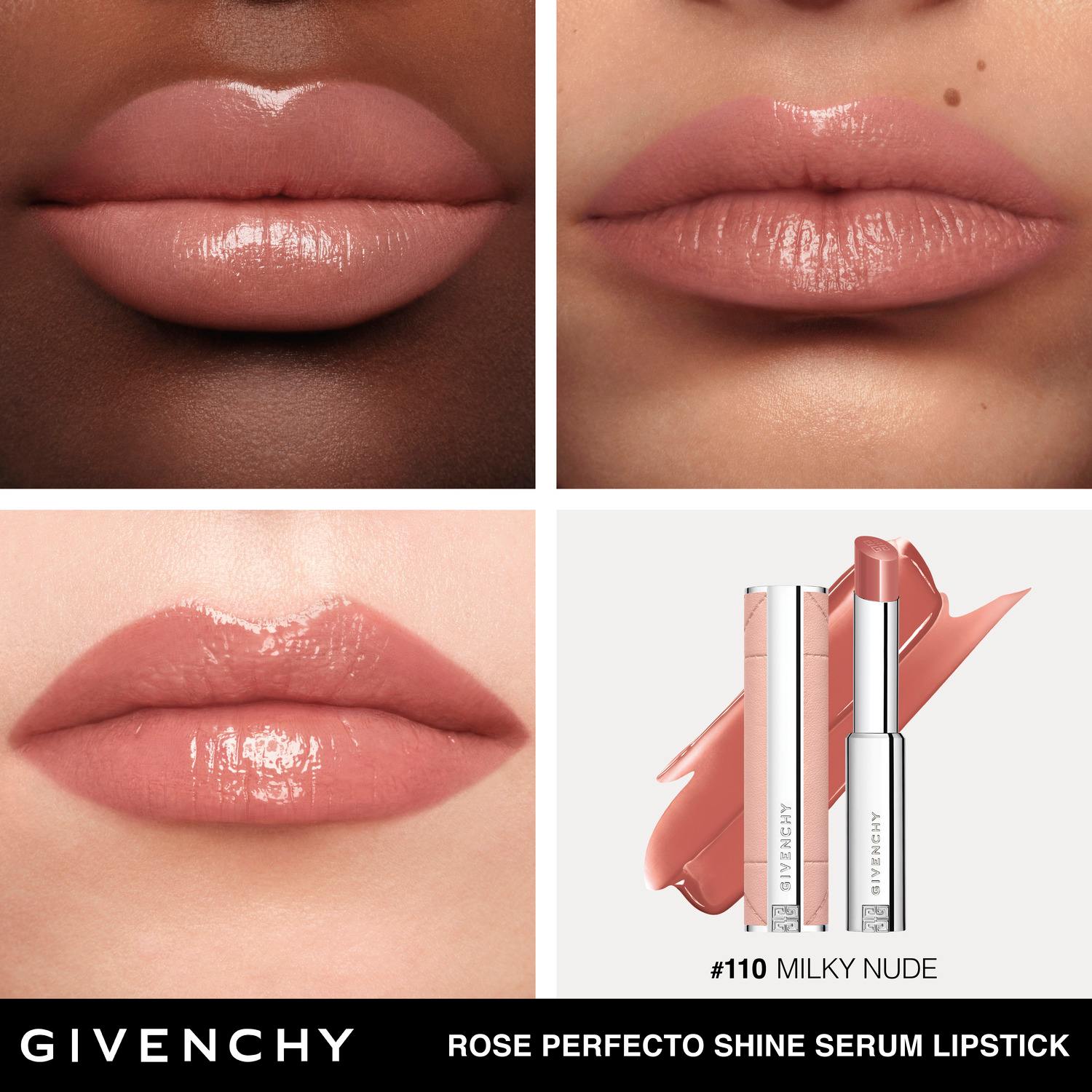 Rose Perfecto Shine Serum Lipstick • N110