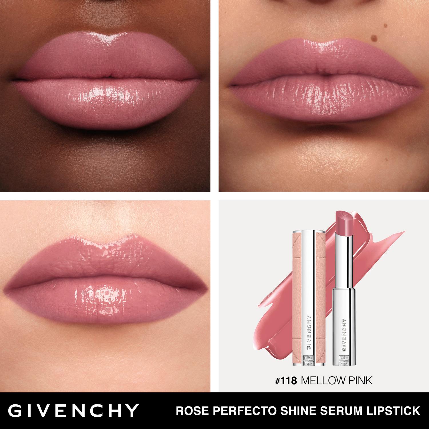 Rose Perfecto Shine Serum Lipstick • N118