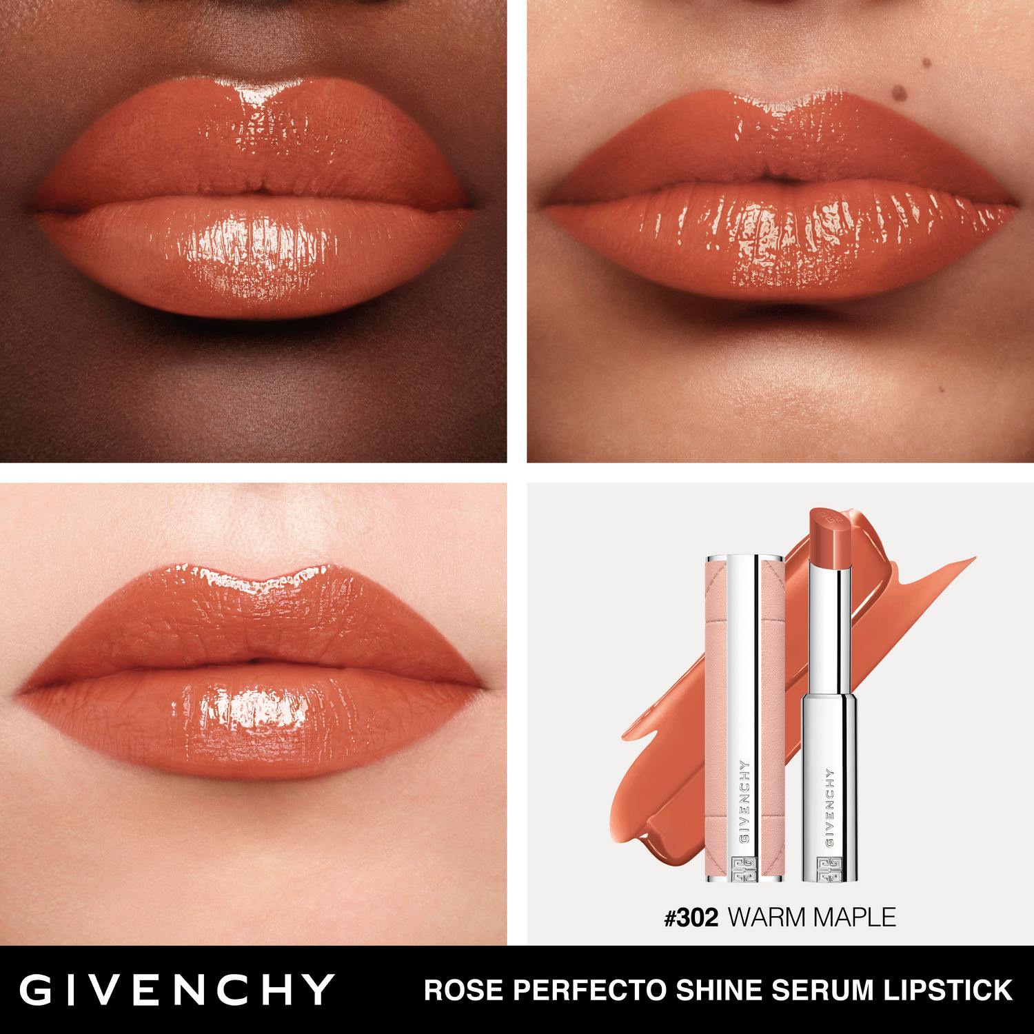 Rose Perfecto Shine Serum Lipstick • N302