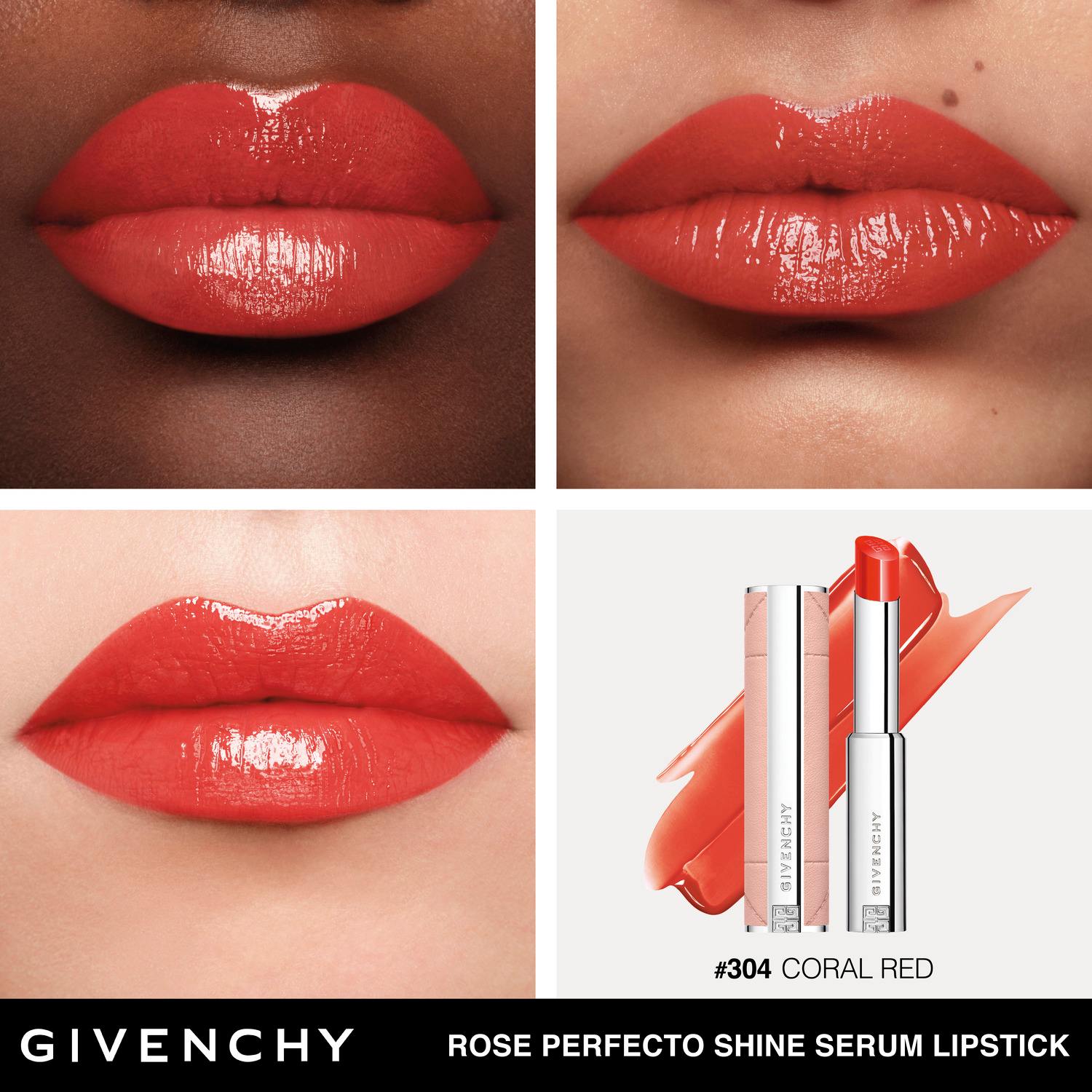 Rose Perfecto Shine Serum Lipstick • N304