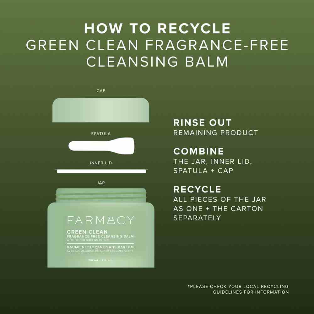 Green Clean Cleansing Balm - Fragrance Free • 30ml