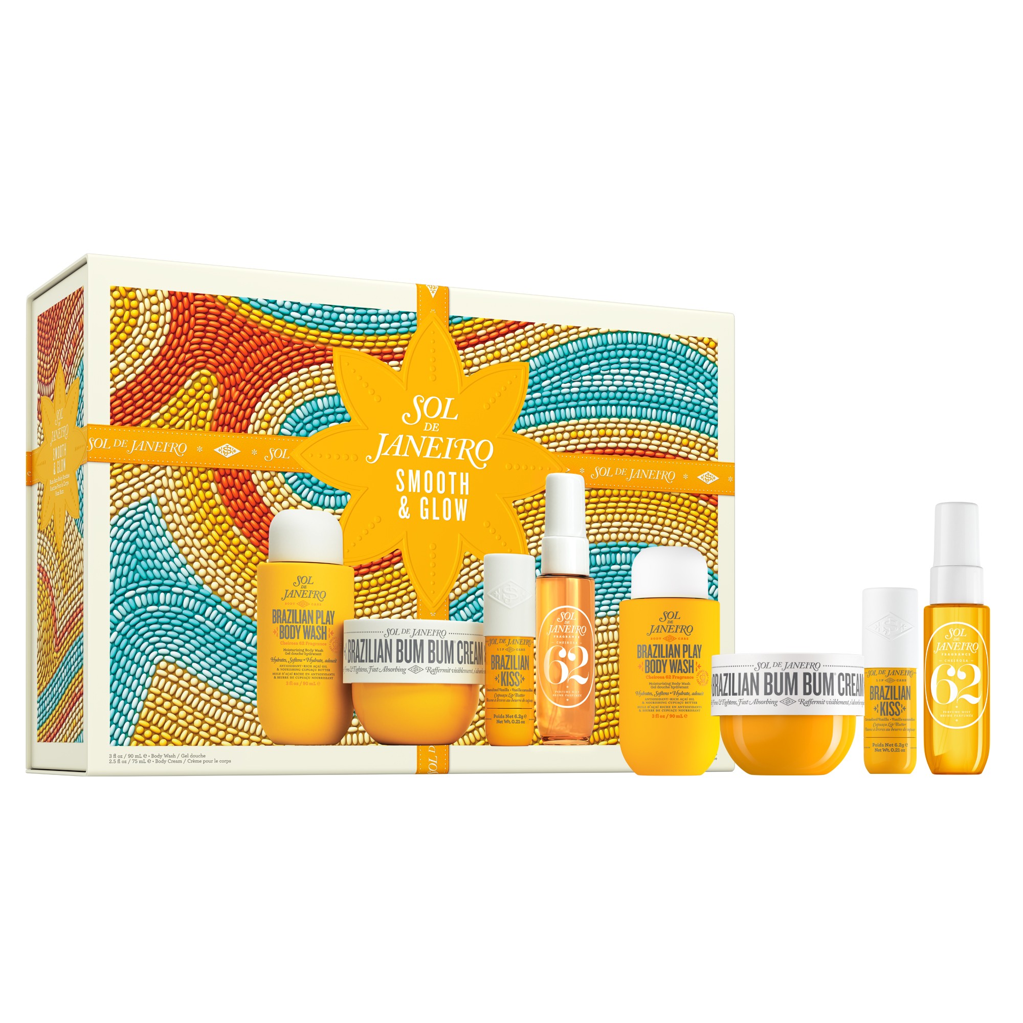 Smooth And Glow Bum Bum Body Routine Set (Holiday Limited Edition)