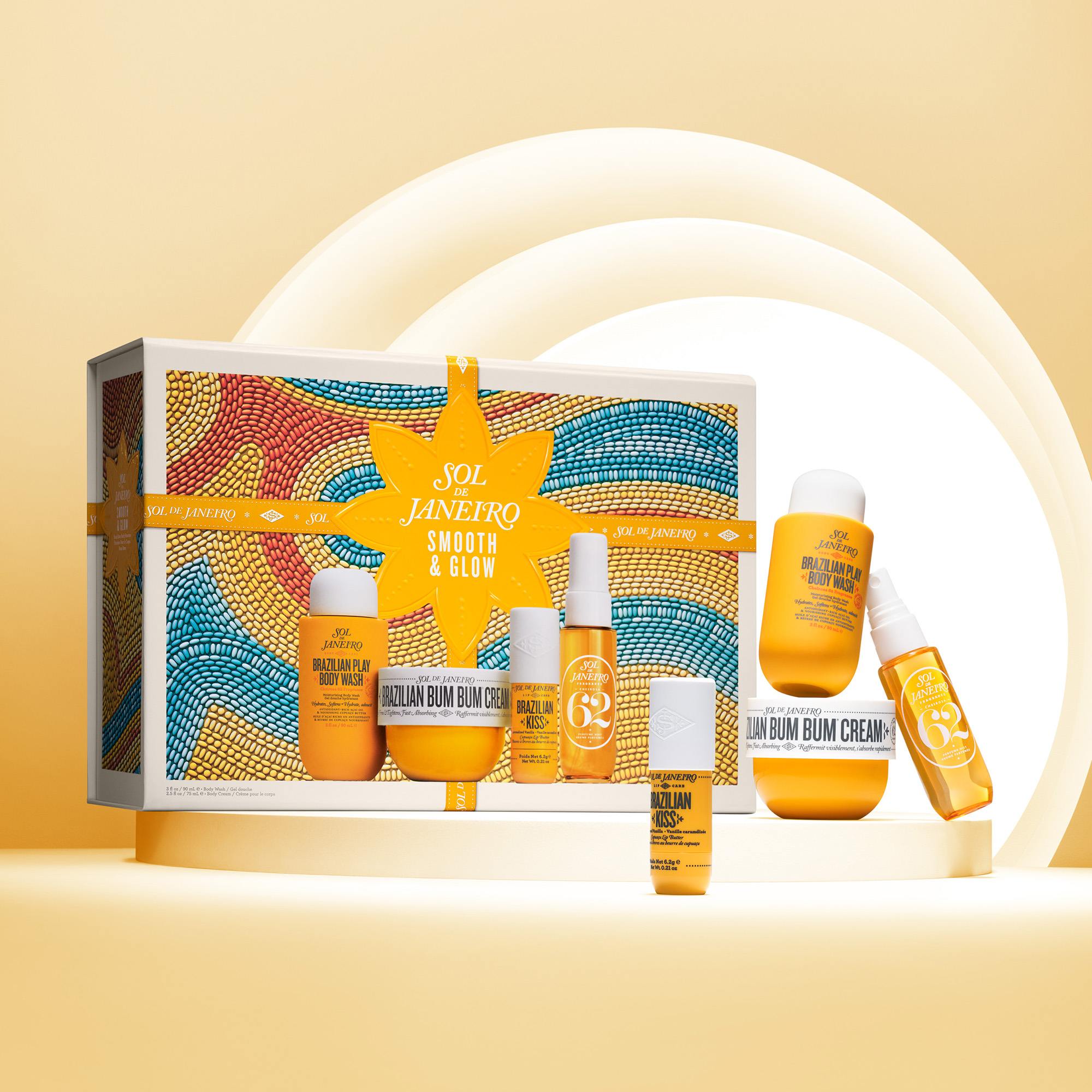 Smooth And Glow Bum Bum Body Routine Set (Holiday Limited Edition)
