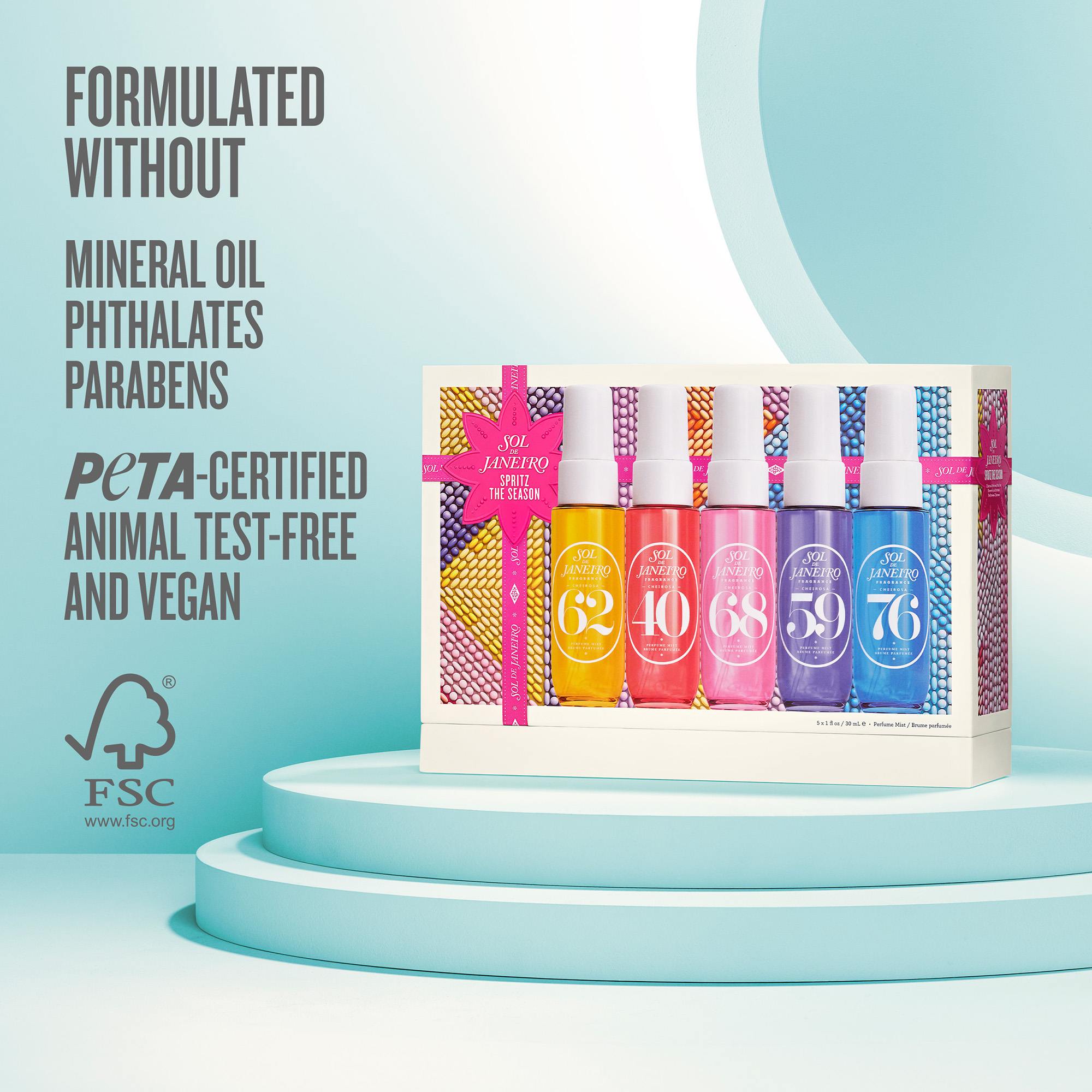 Spritz The Season Cheirosa Perfume Mist Set (Holiday Limited Edition)
