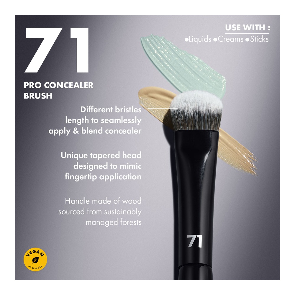 Pro Concealer Brush #71 • 1pc