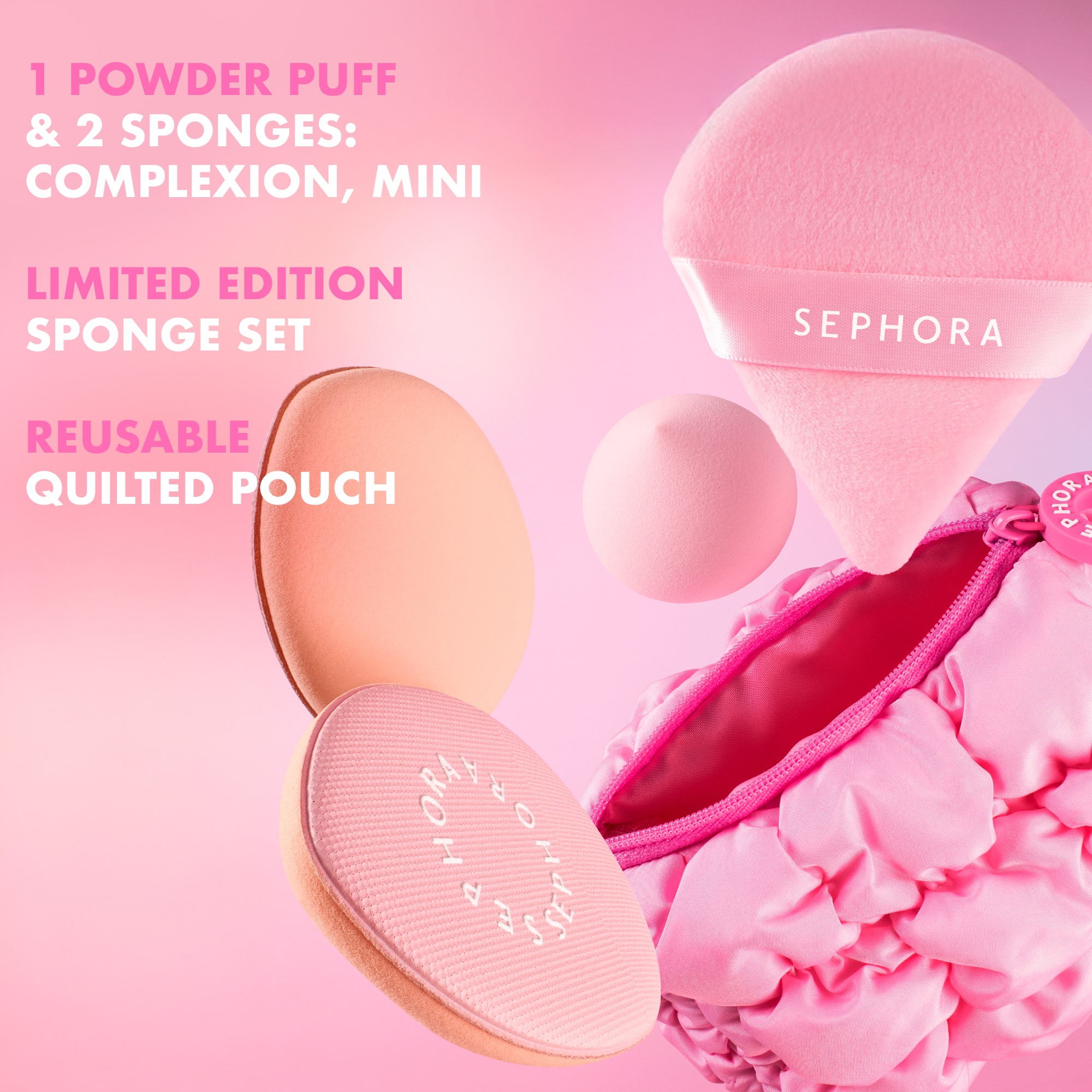 Pillow Dream Face Sponge Set • 4pc