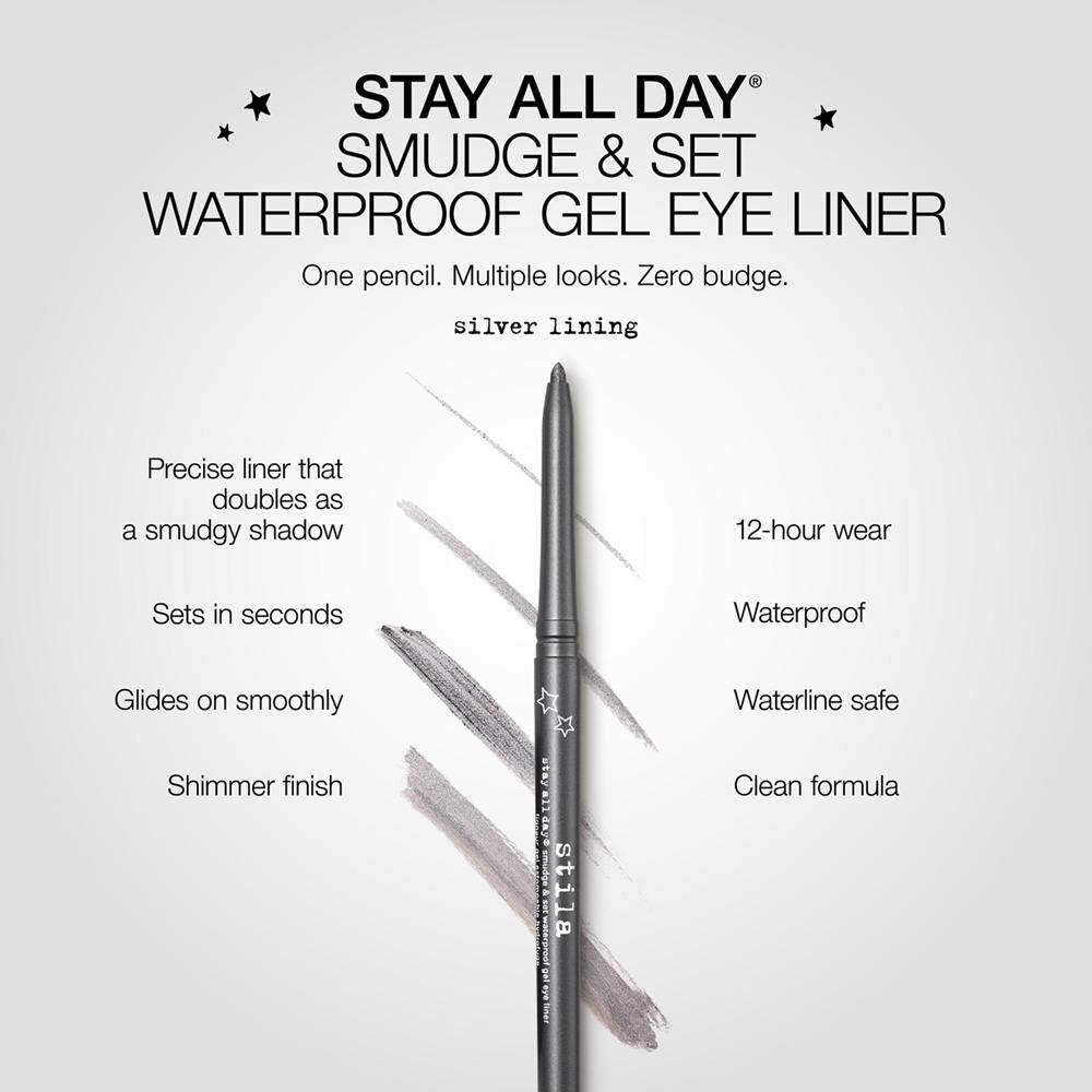 Stay All Day® Smudge & Set Waterproof Gel Eye Liner • Silver Lining