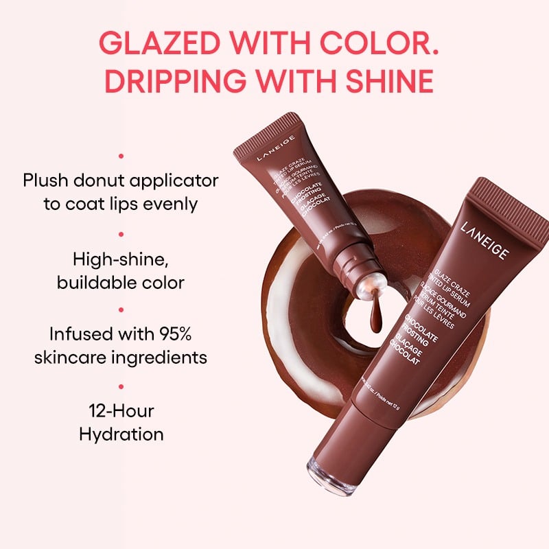 Glaze Craze Tinted Lip Serum • Chocolate Frosting