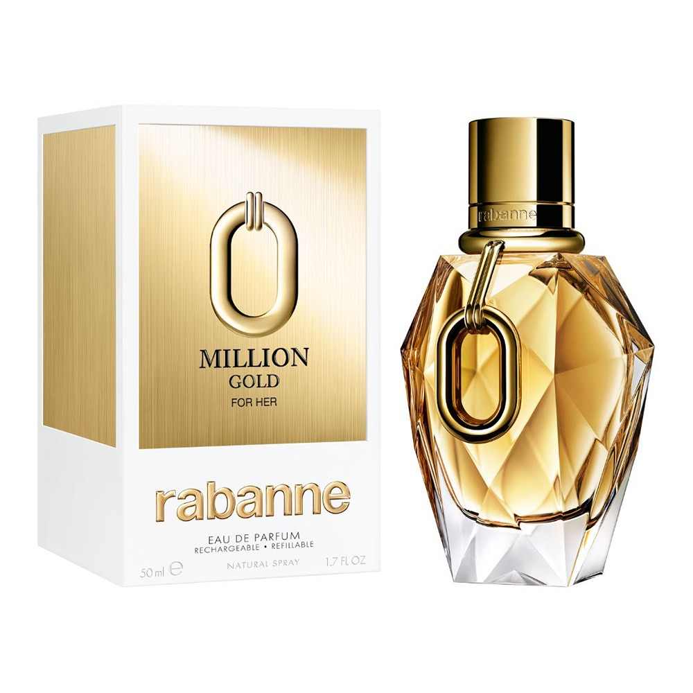 香水(女性用) MILLION GOLDE FOR HER RABANNE 50ML Million Gold For Her Eau De Parfum • 50ml